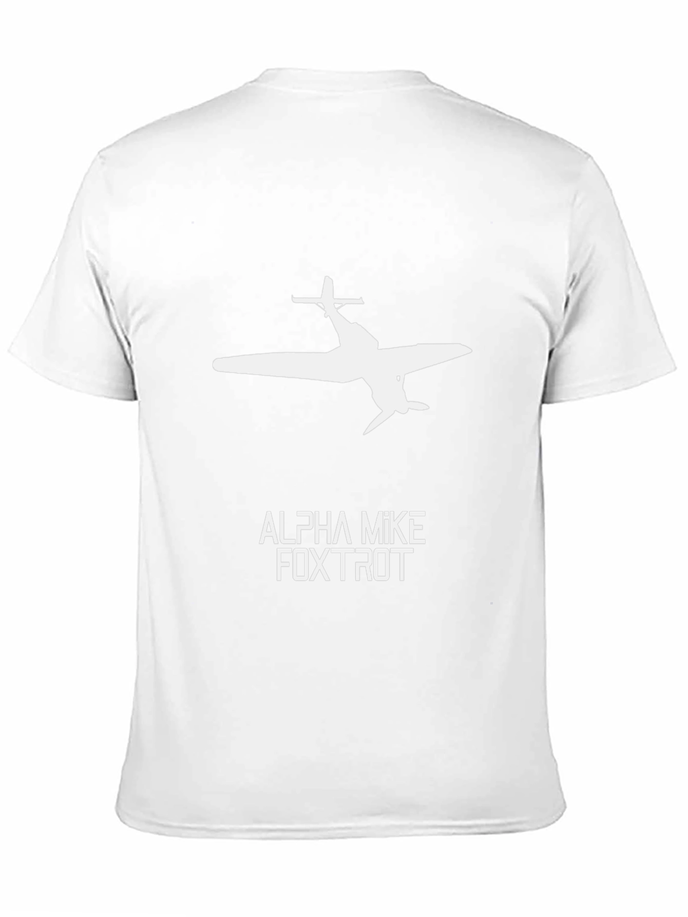 Alpha Mike Foxtrot Airplane T-Shirt