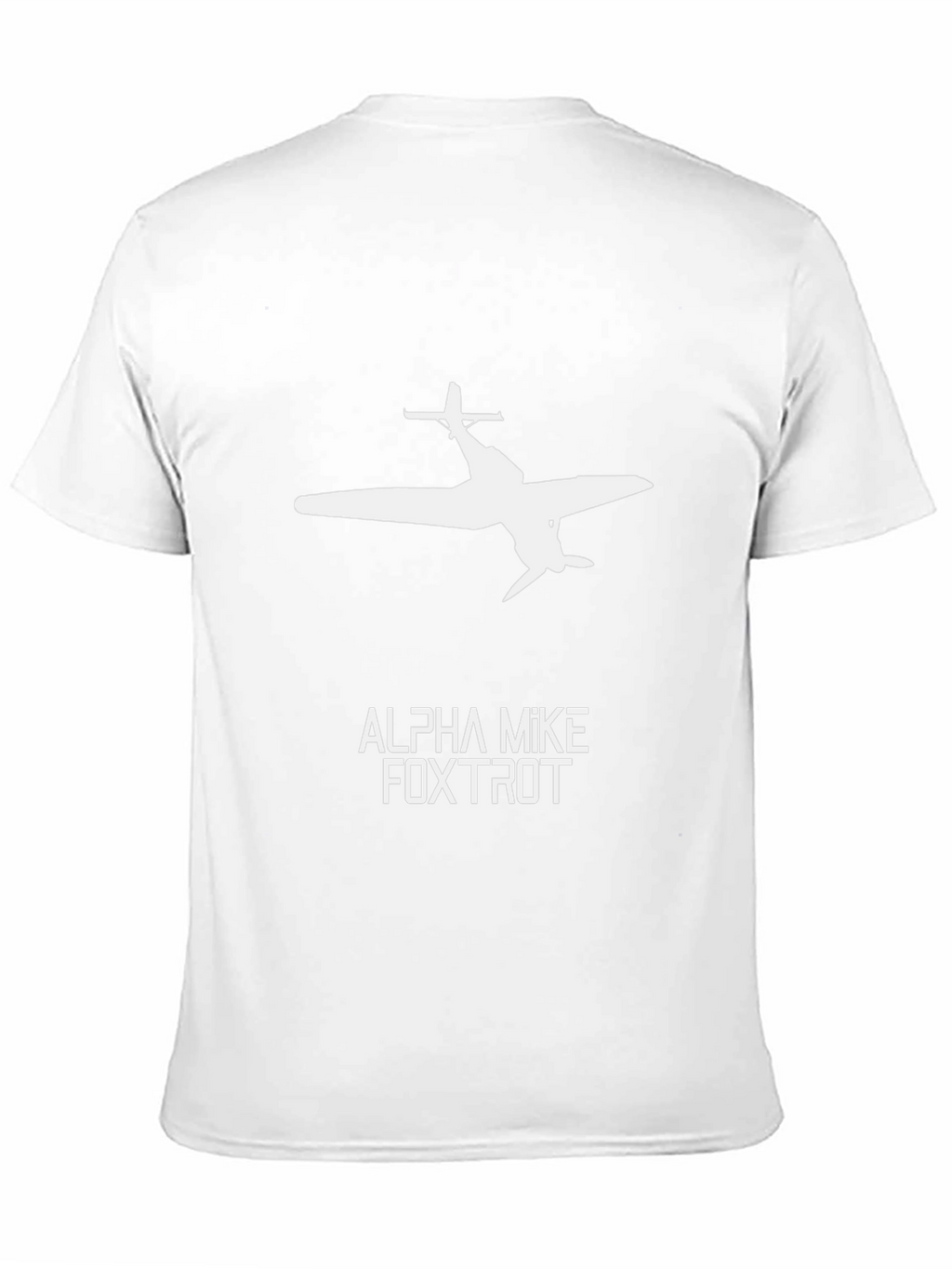 Alpha Mike Foxtrot Airplane T-Shirt