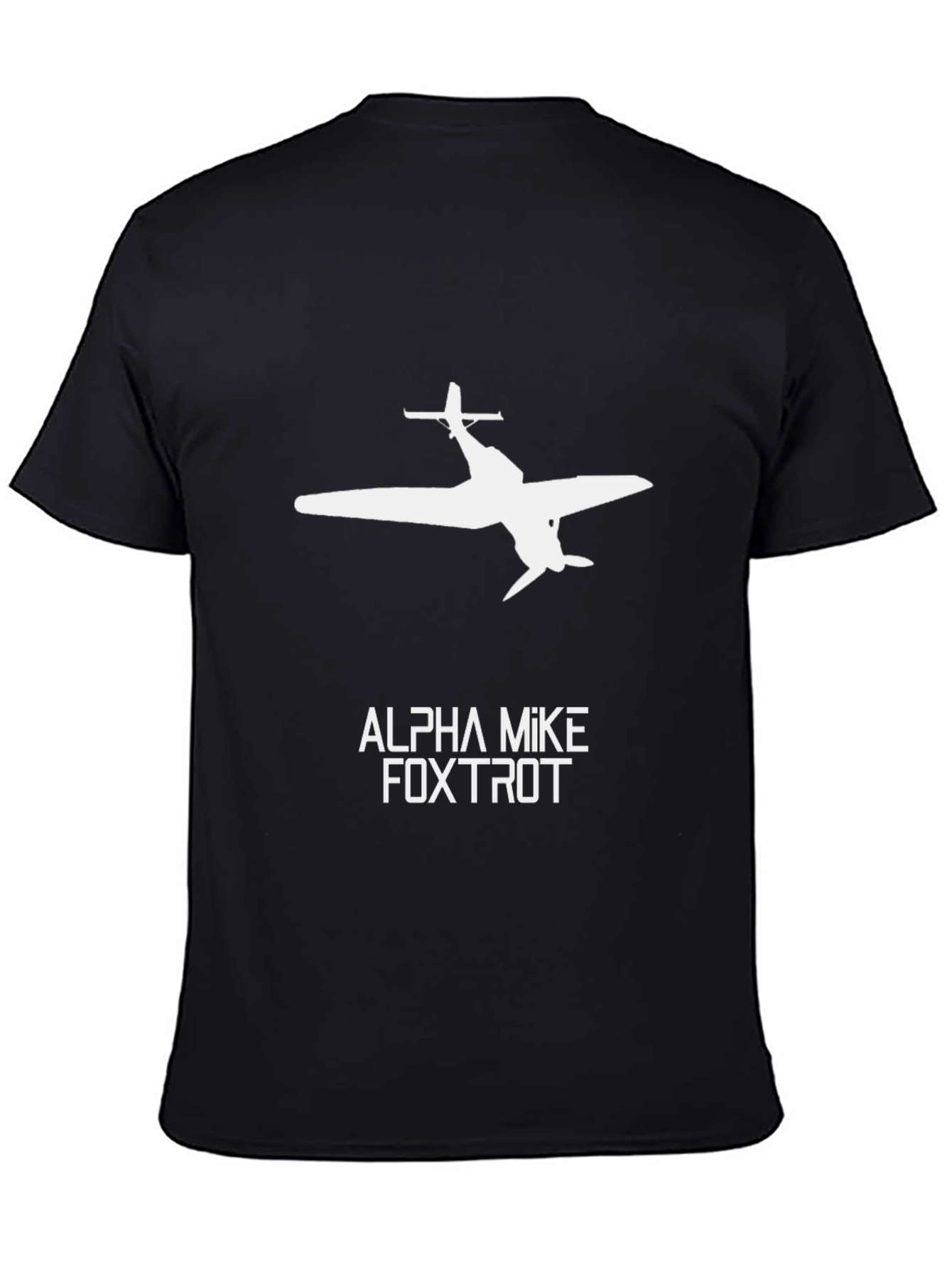 Alpha Mike Foxtrot Airplane T-Shirt
