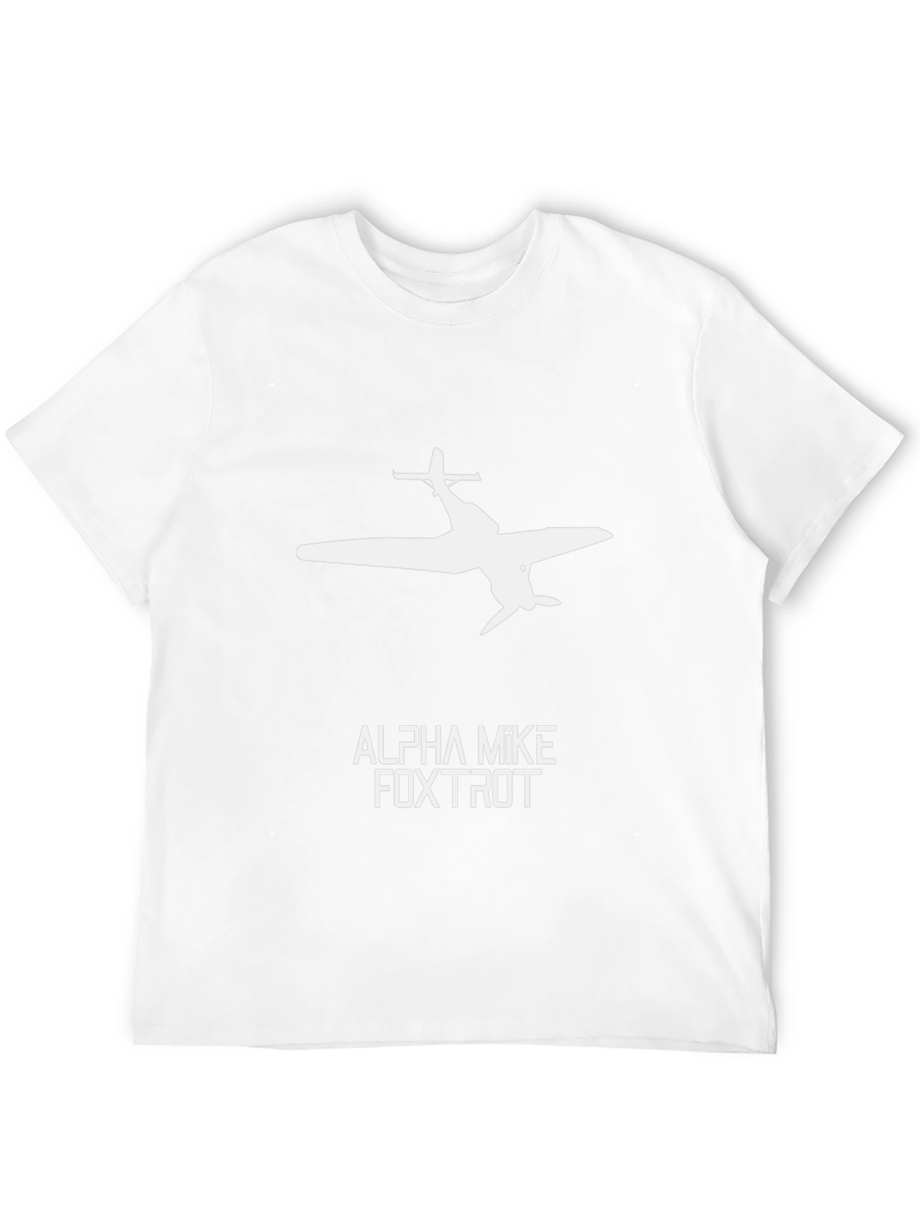 Alpha Mike Foxtrot Airplane T-Shirt