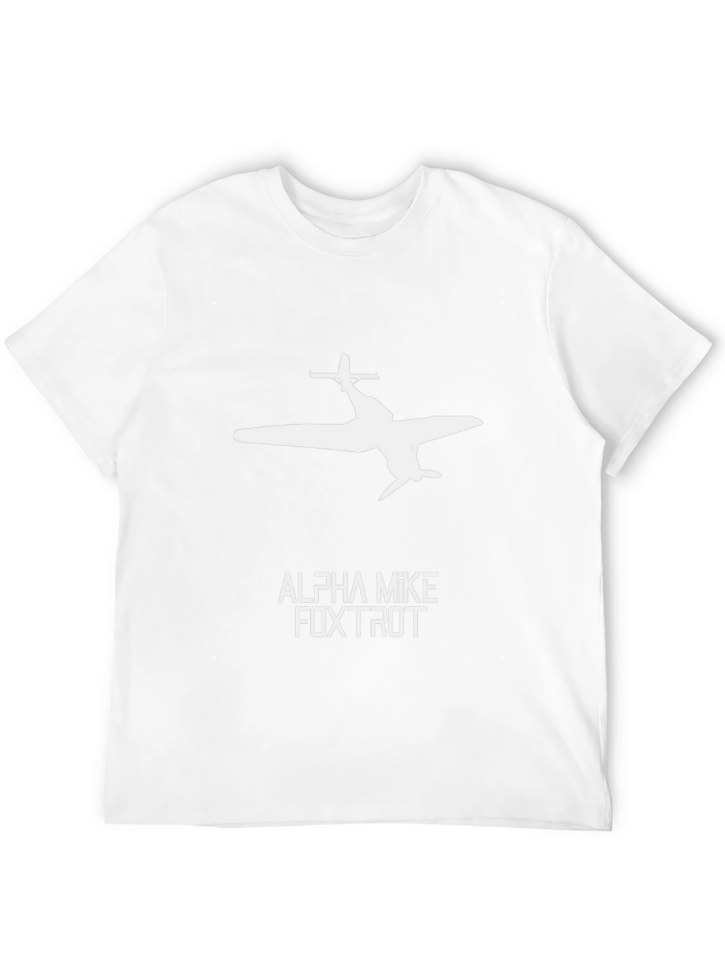 Alpha Mike Foxtrot Airplane T-Shirt