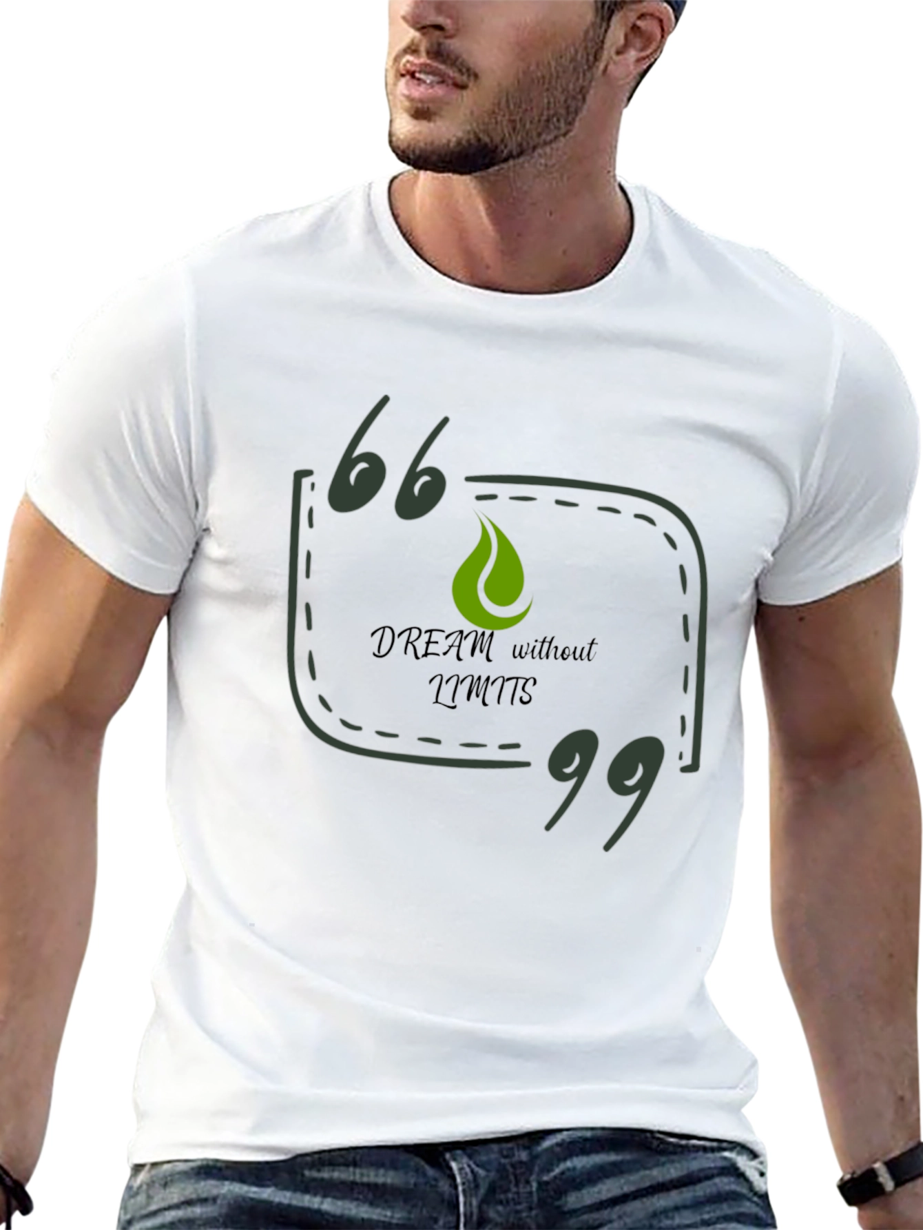 Dream Without Limits Graphic Tee - Inspiring Design