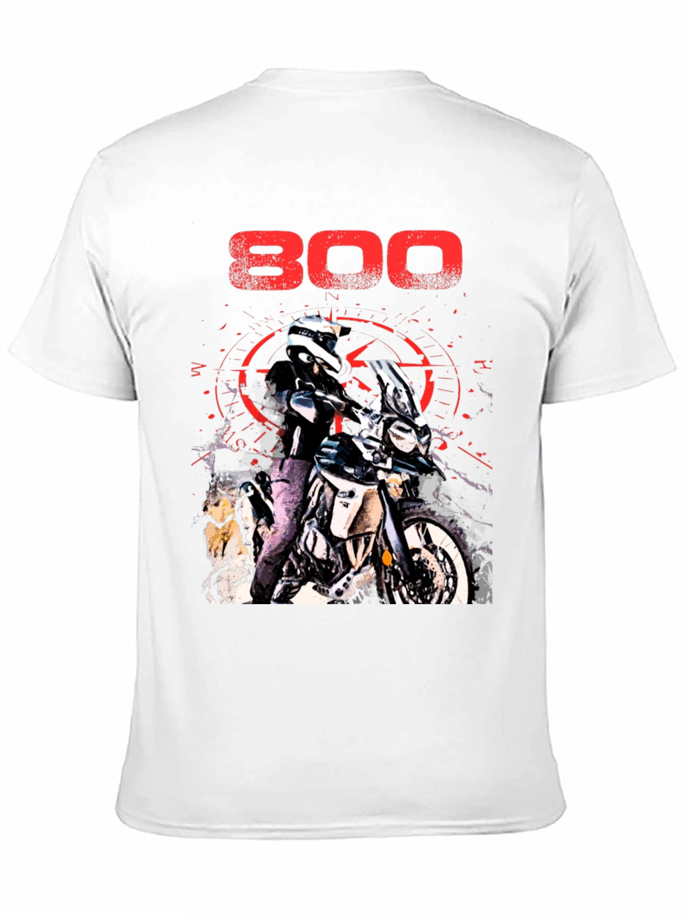 800 Motorcycle Graphic T-Shirt - Adventure Ready