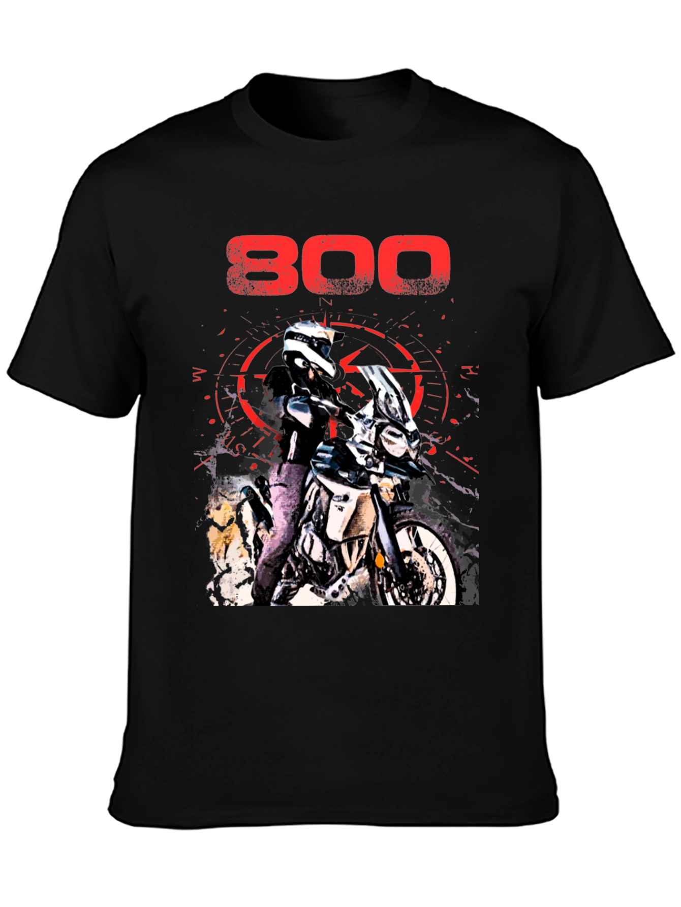 800 Motorcycle Graphic T-Shirt - Adventure Ready