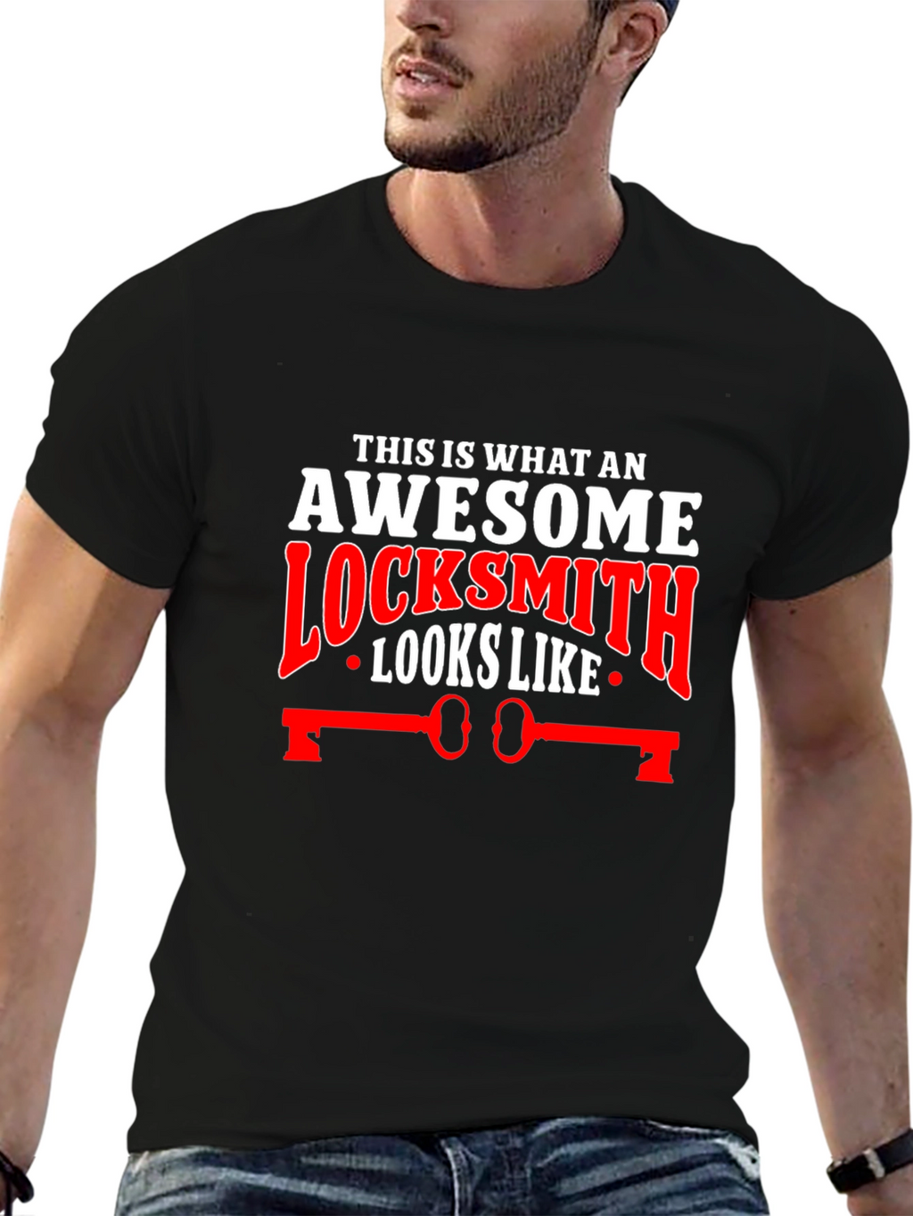 Awesome Locksmith T-Shirt: Unique Gift