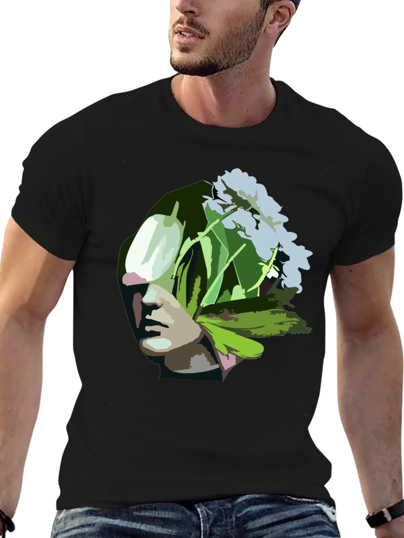 Floral Head T-Shirt