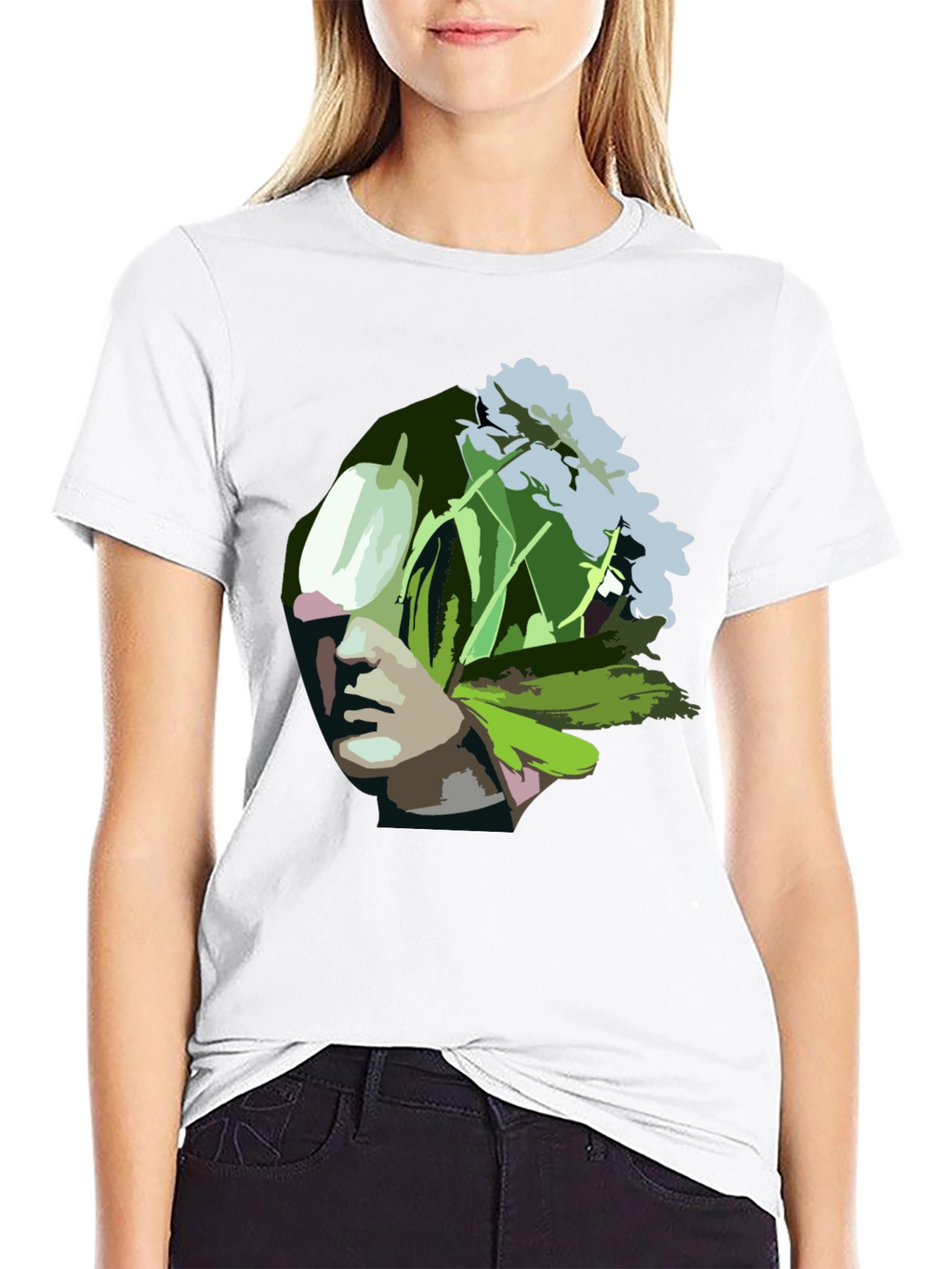Floral Head T-Shirt