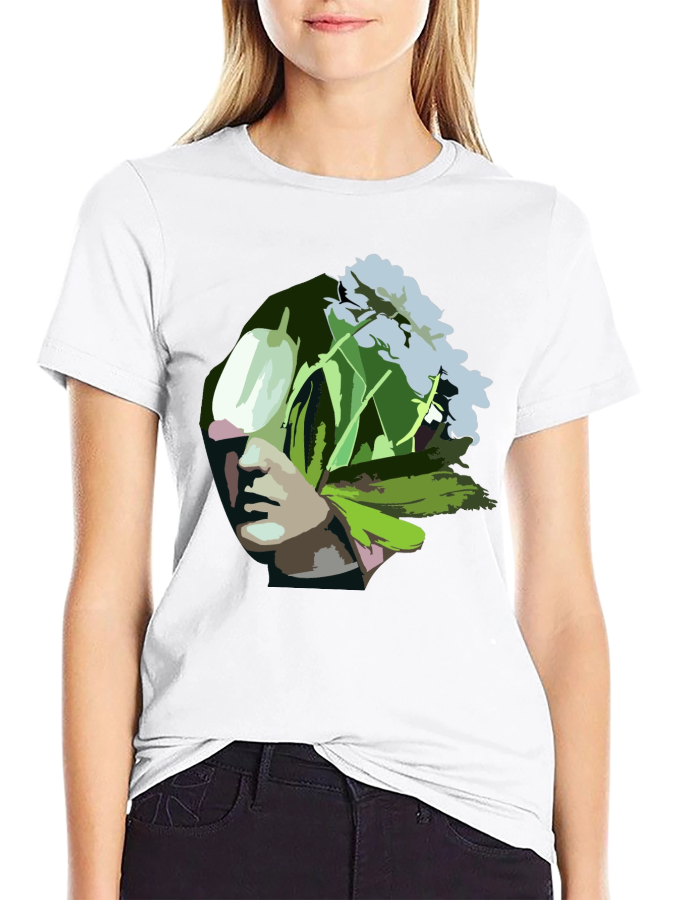 Floral Head T-Shirt