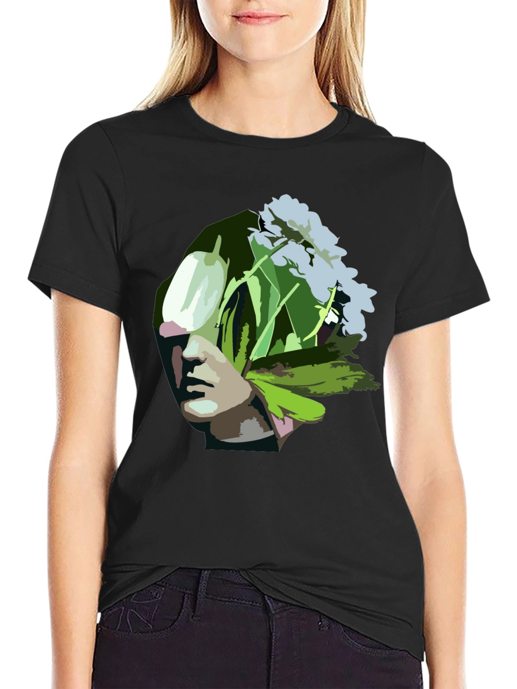 Floral Head T-Shirt