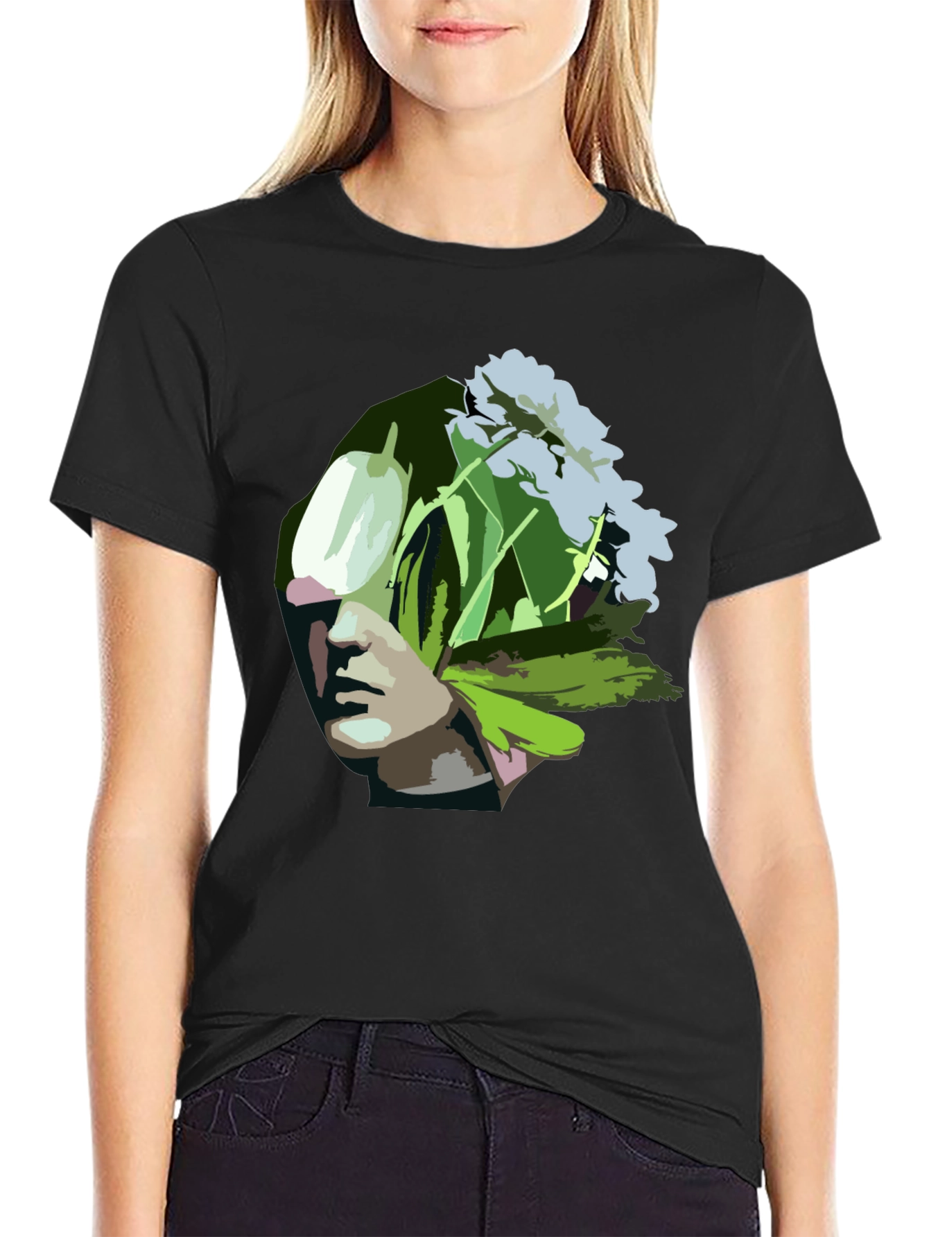Floral Head T-Shirt