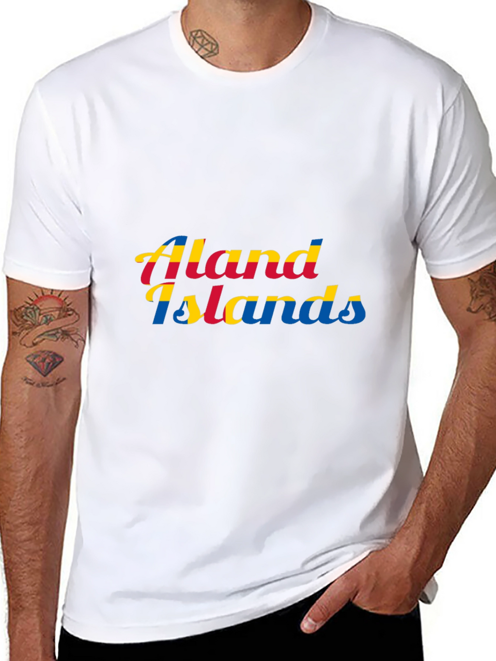 Aland Islands Graphic Tee - Black