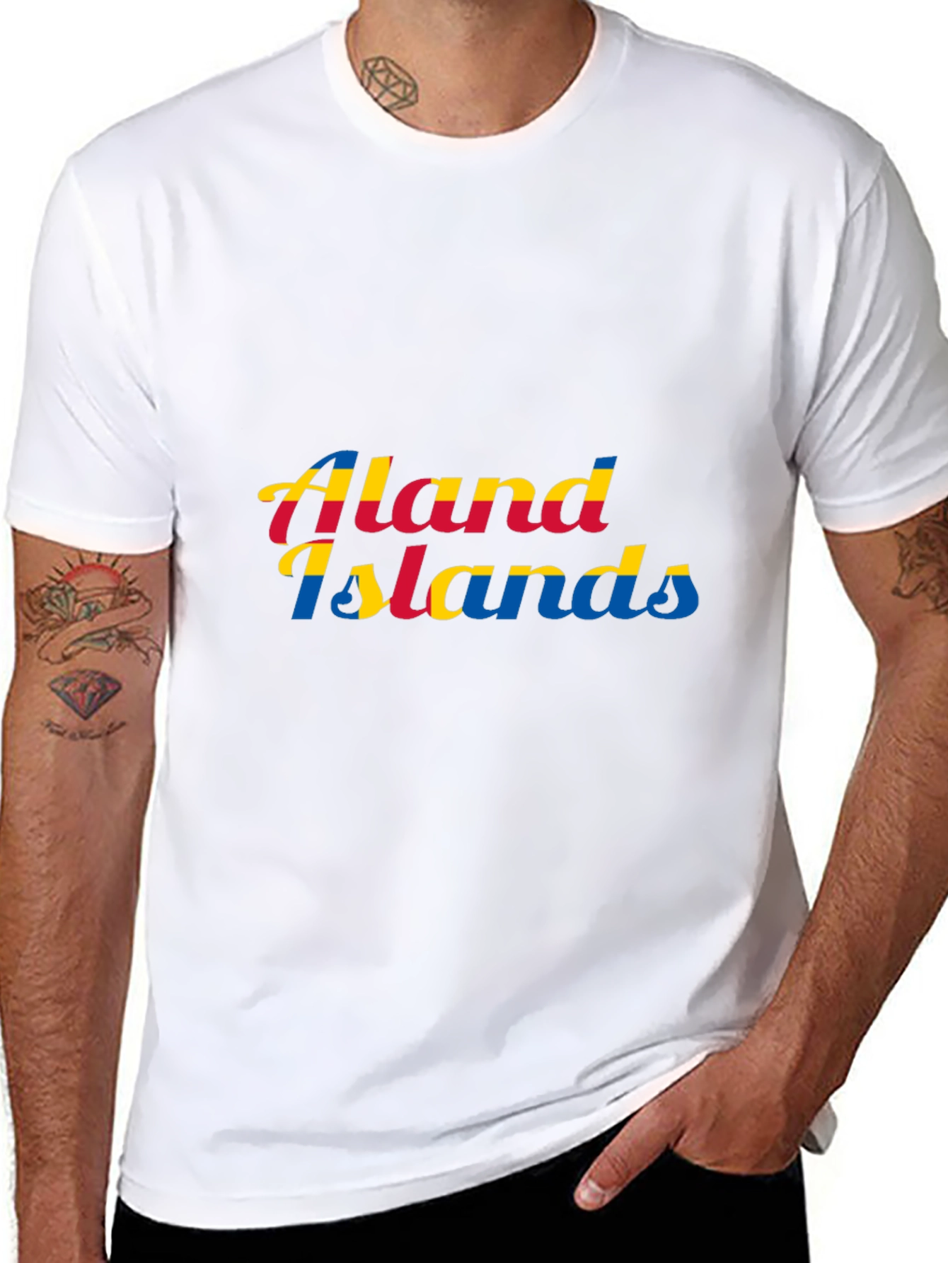 Aland Islands Graphic Tee - Black