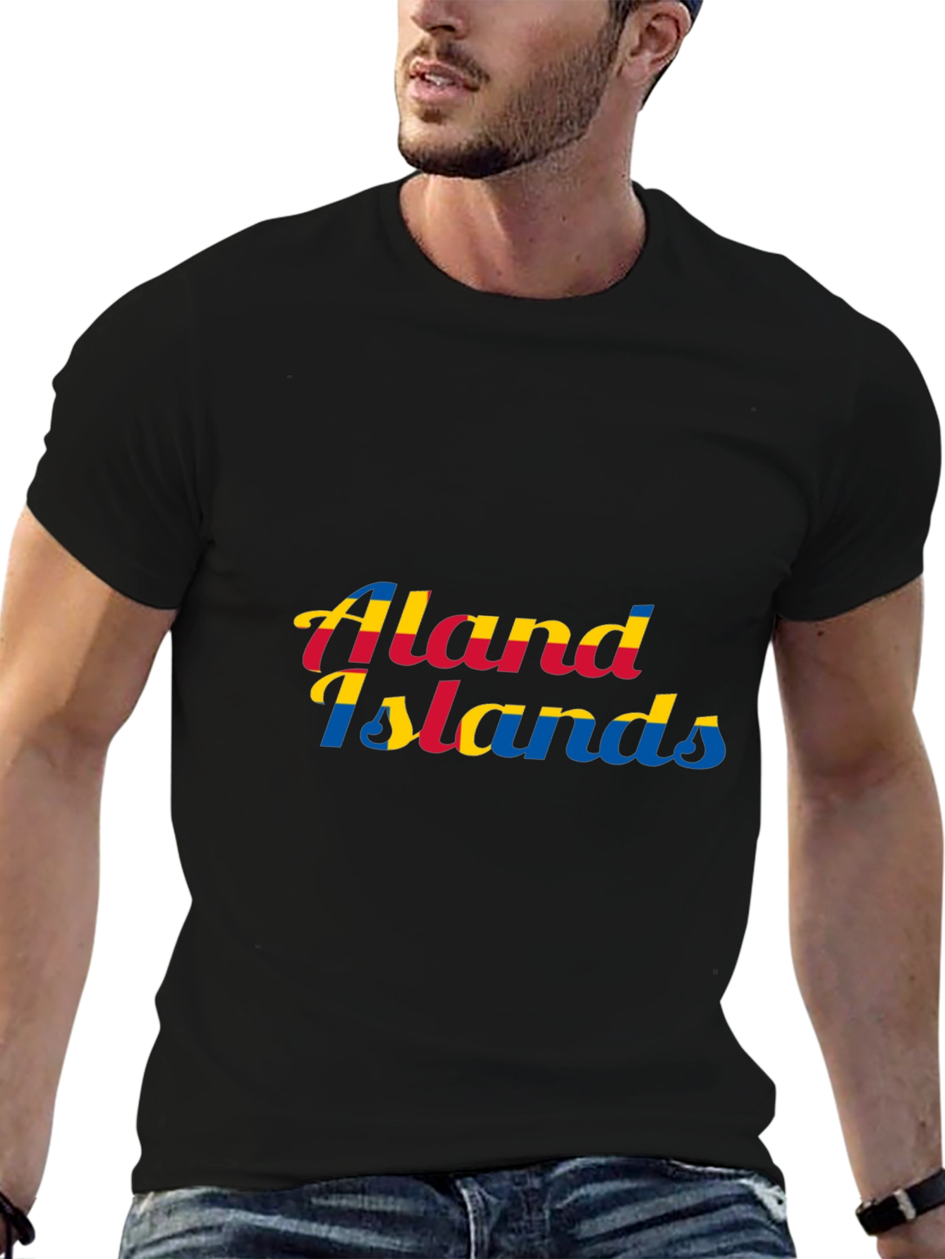 Aland Islands Graphic Tee - Black
