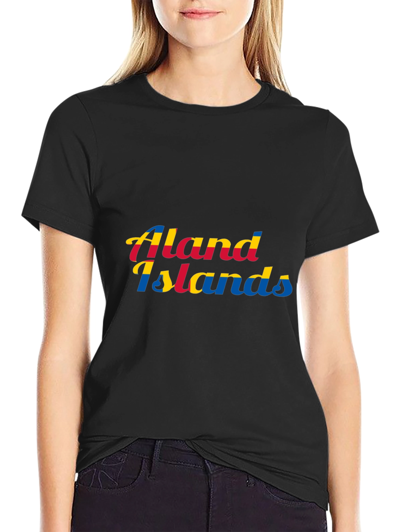 Aland Islands Graphic Tee - Black