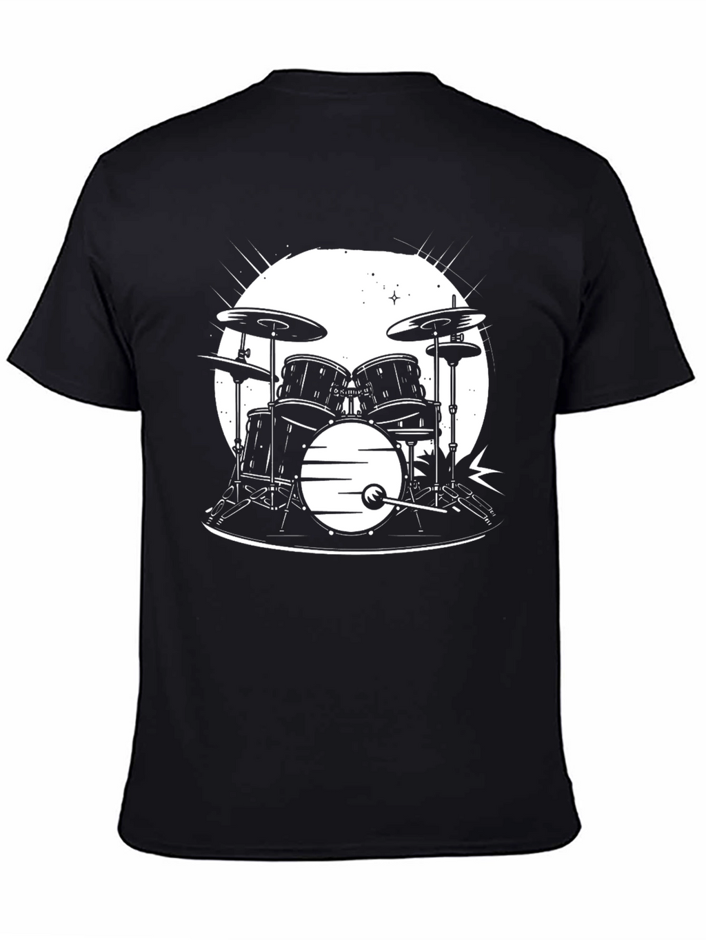 Drum Set Graphic T-Shirt - Musician Style