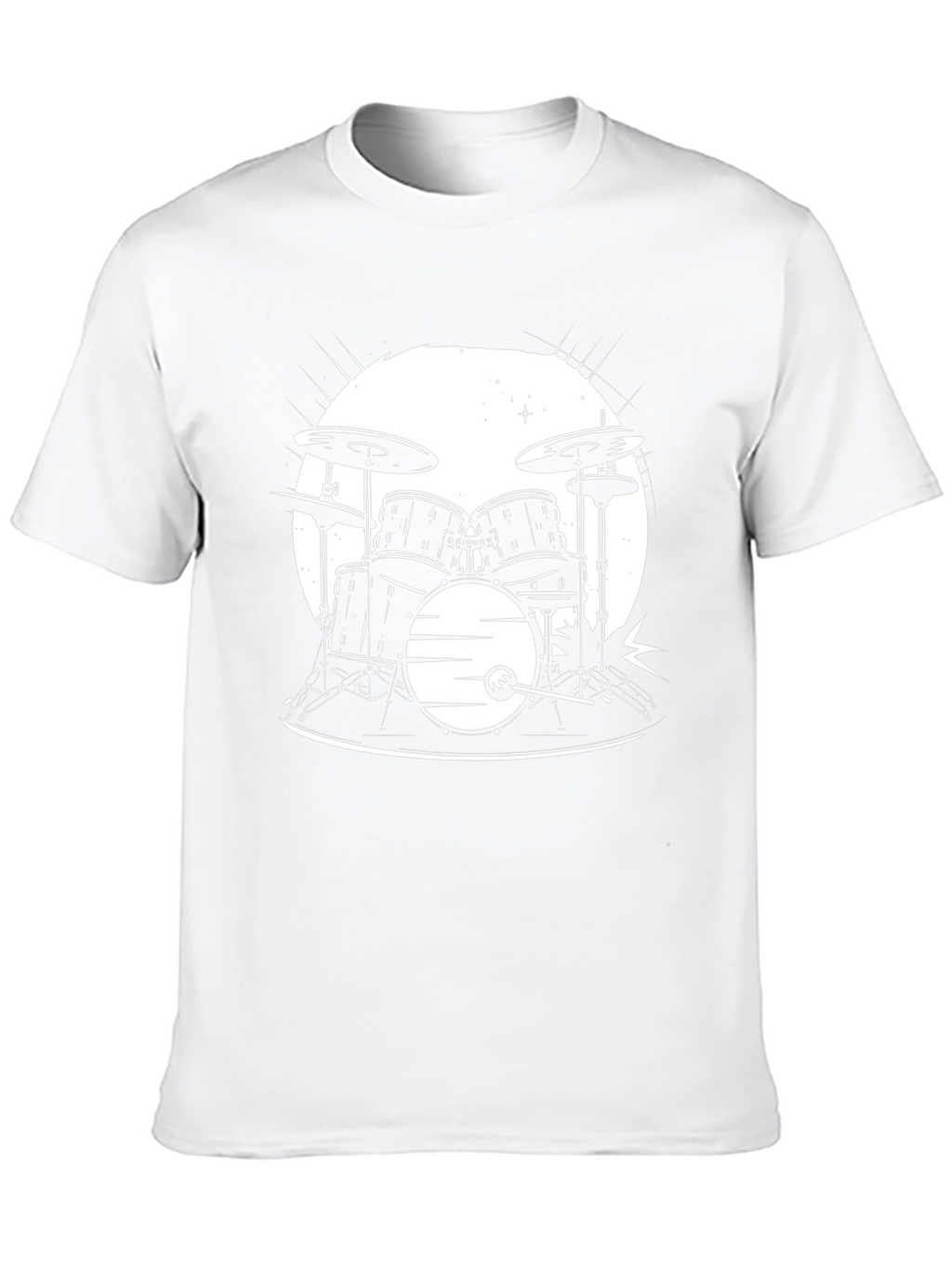Drum Set Graphic T-Shirt - Musician Style