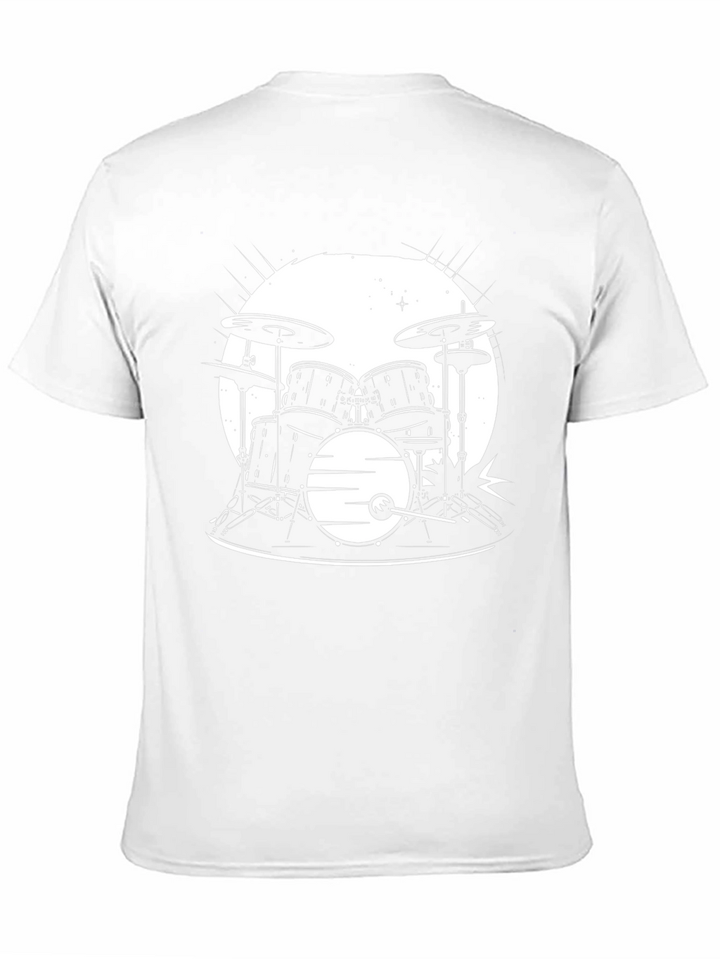 Drum Set Graphic T-Shirt - Musician Style