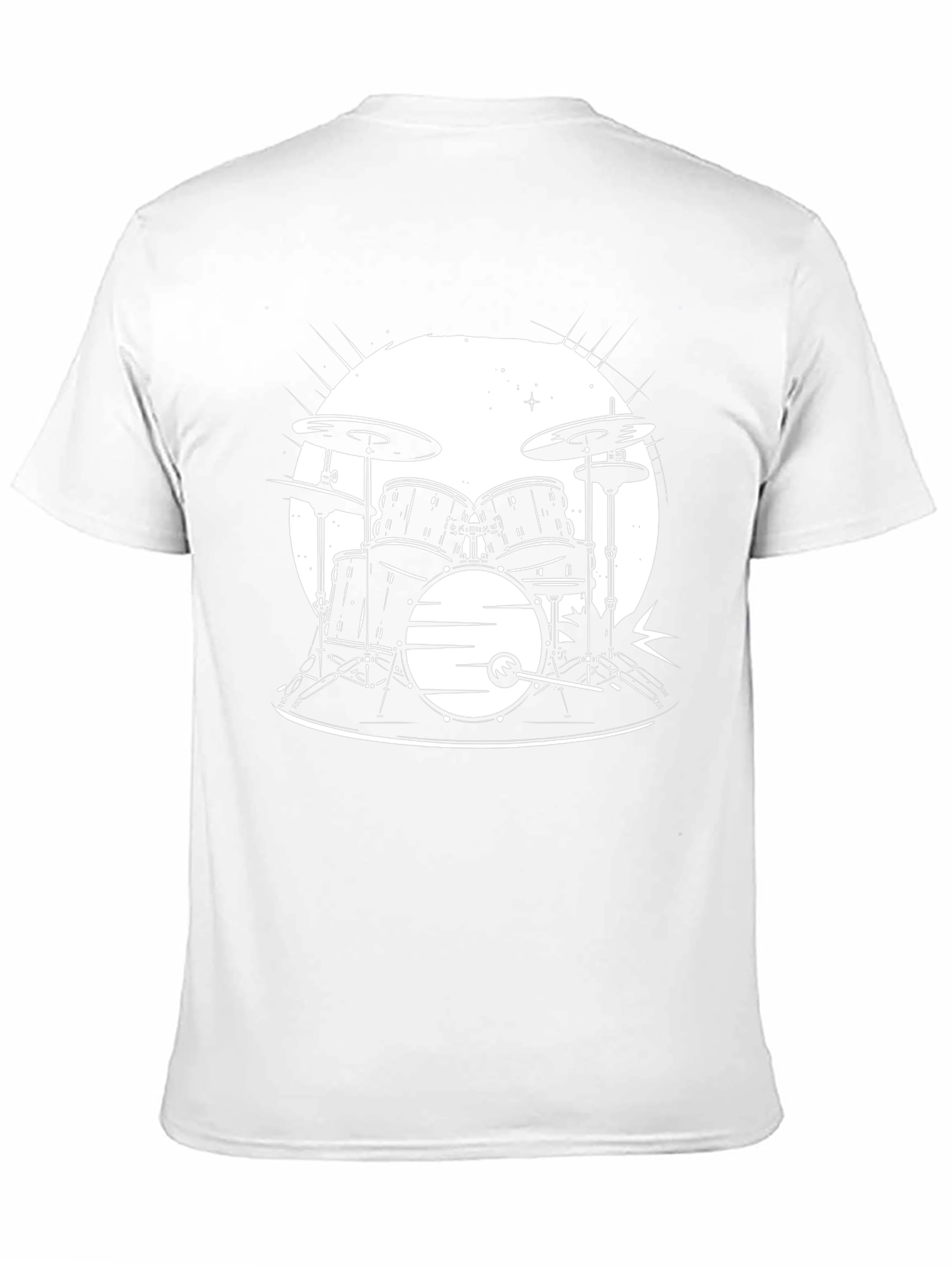 Drum Set Graphic T-Shirt - Musician Style