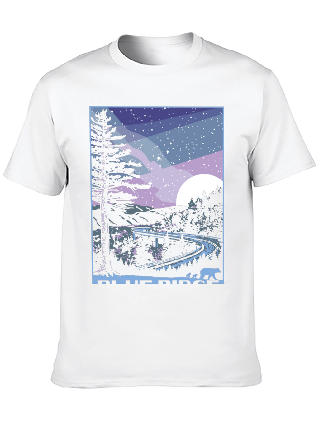 Blue Ridge Parkway Bear Graphic T-Shirt