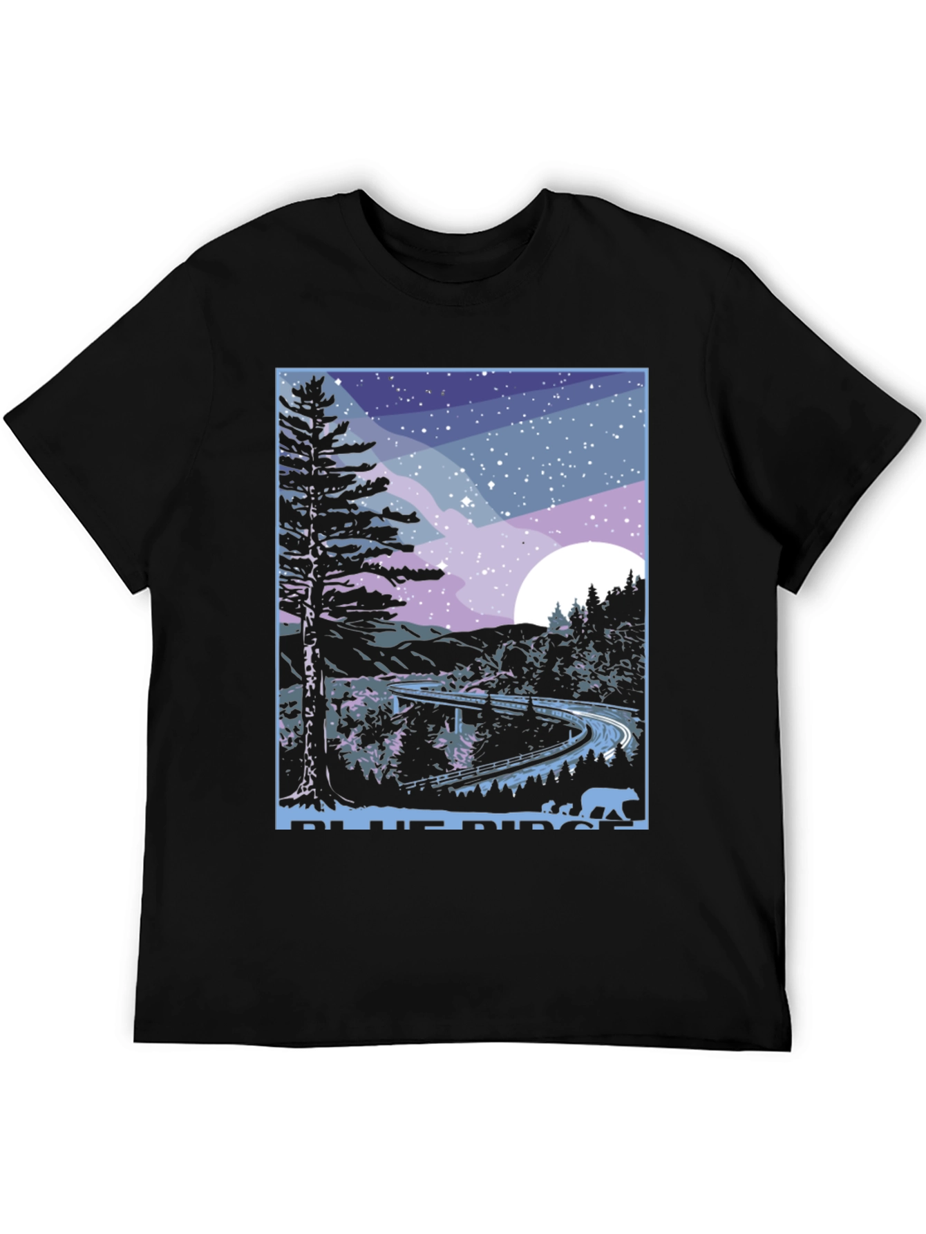 Blue Ridge Parkway Bear Graphic T-Shirt