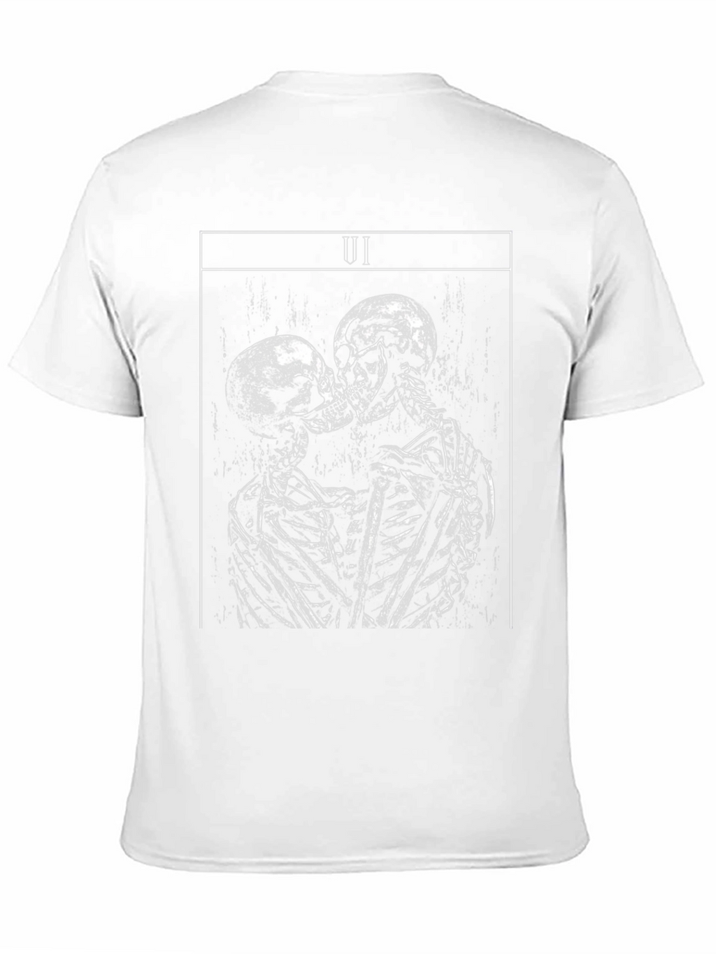 Skull Kiss Graphic Tee - Black