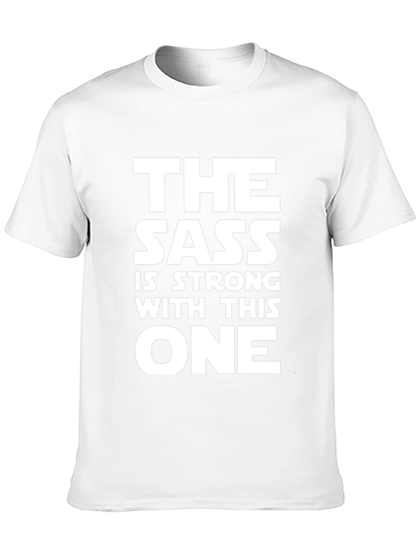 The Sass is Strong Graphic T-Shirt - Black
