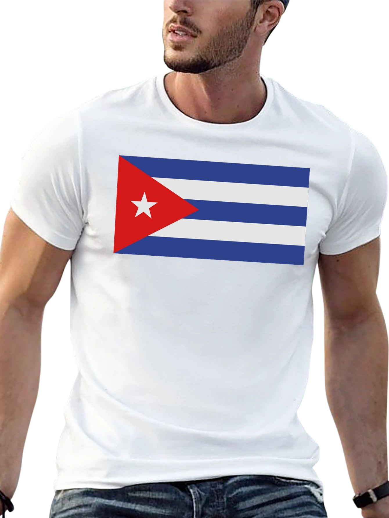 Cuba Flag Graphic T-Shirt - Patriotic Cuban Pride
