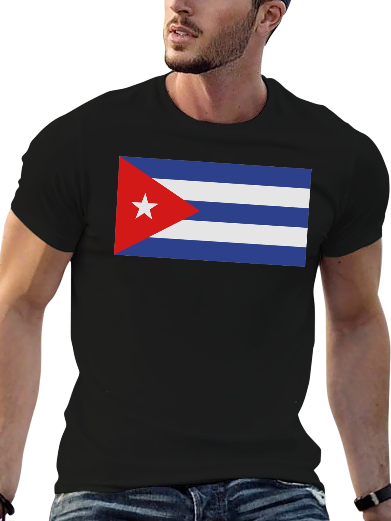 Cuba Flag Graphic T-Shirt - Patriotic Cuban Pride