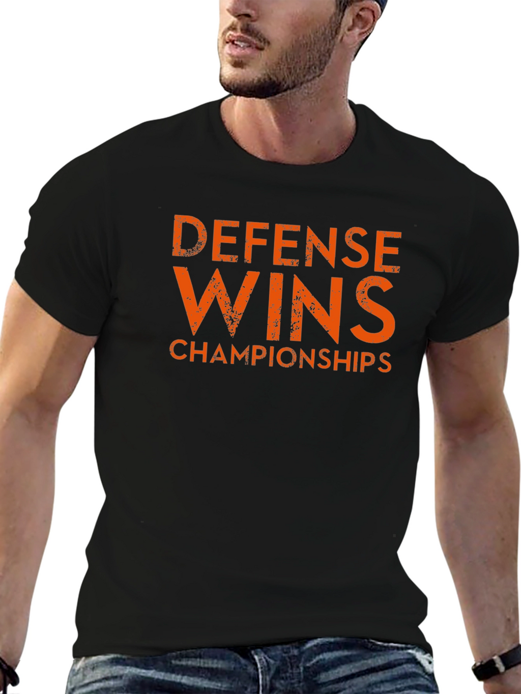 Defense Wins Championships Black T-Shirt