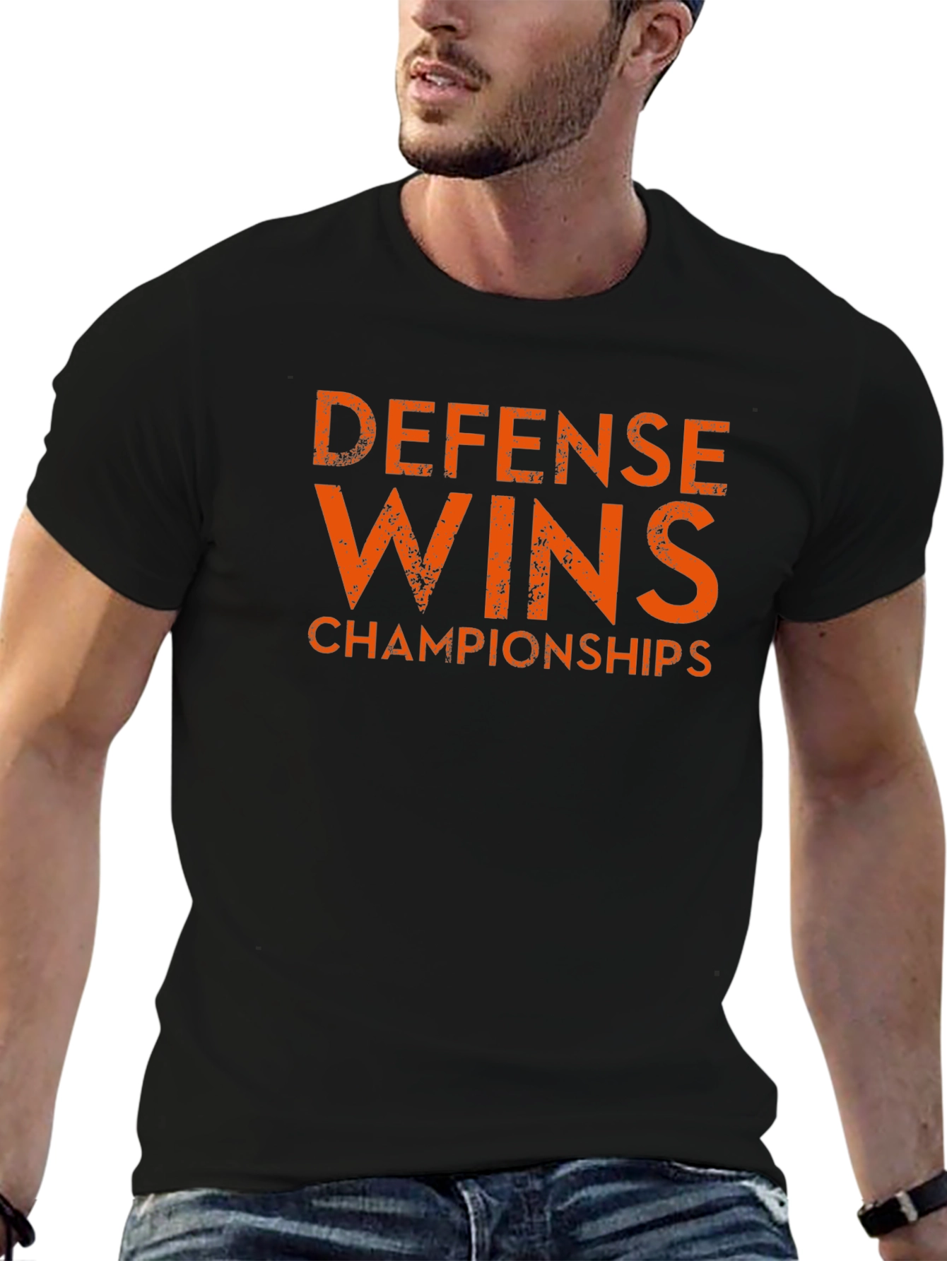 Defense Wins Championships Black T-Shirt