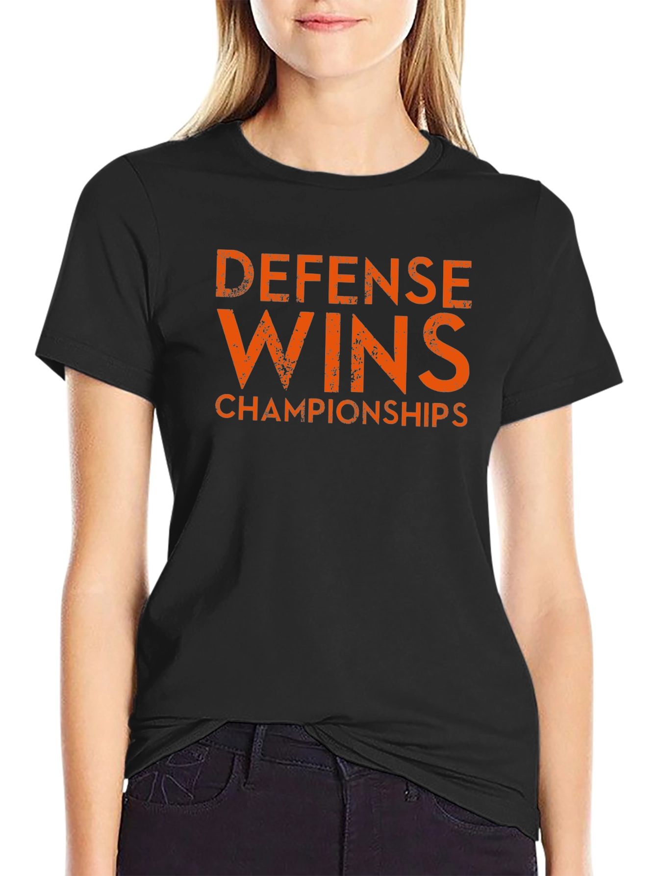 Defense Wins Championships Black T-Shirt