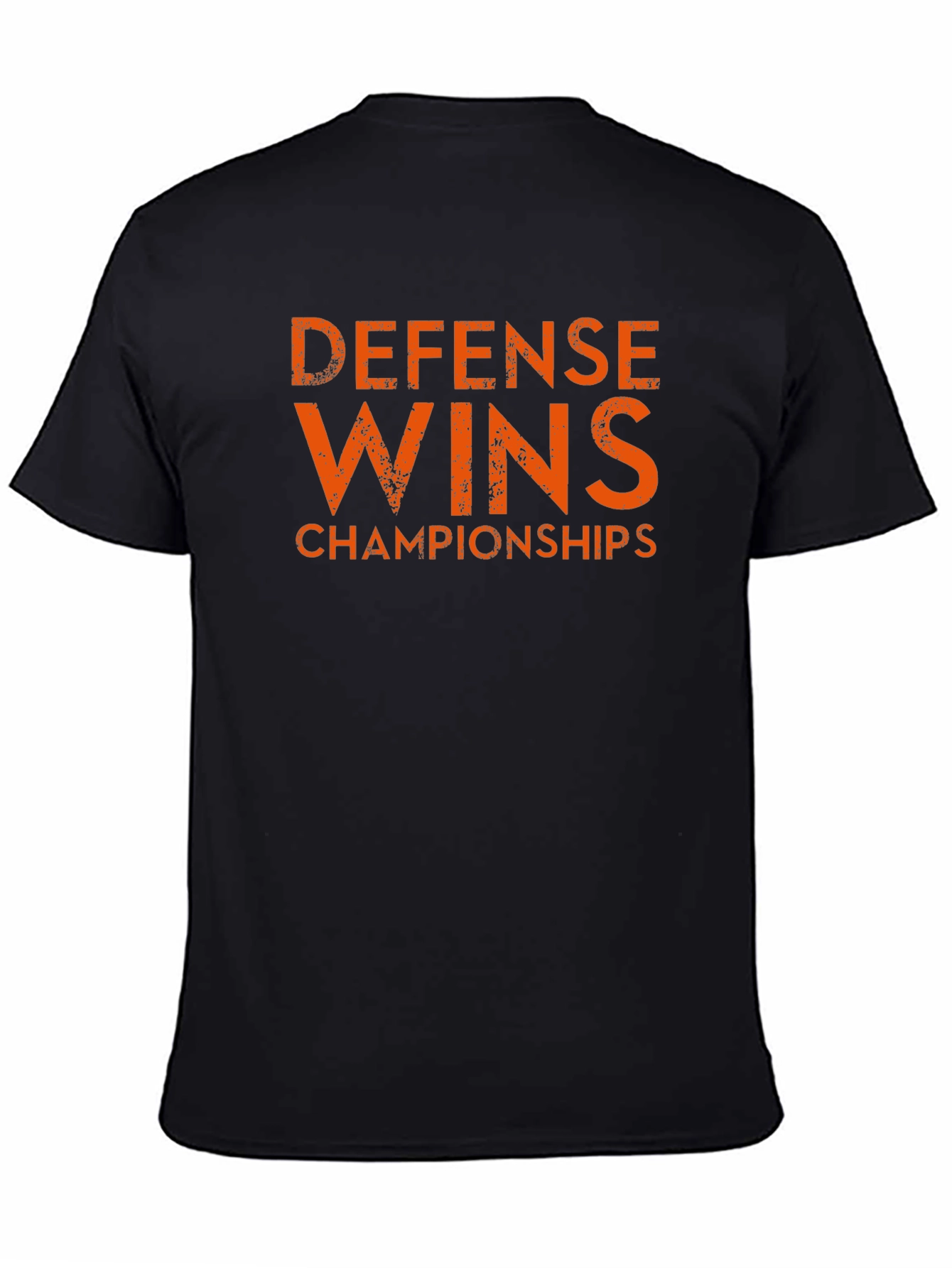 Defense Wins Championships Black T-Shirt