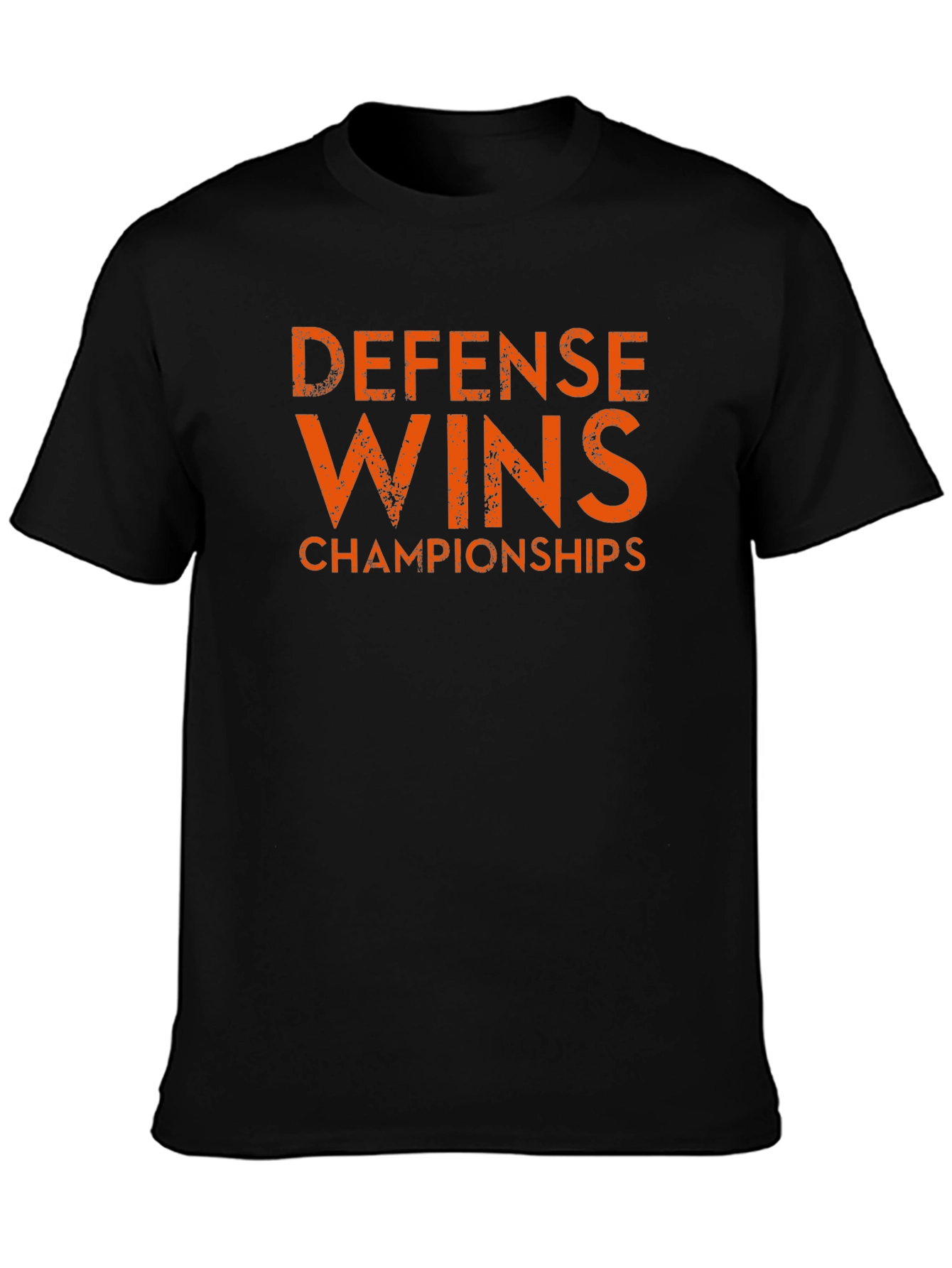 Defense Wins Championships Black T-Shirt