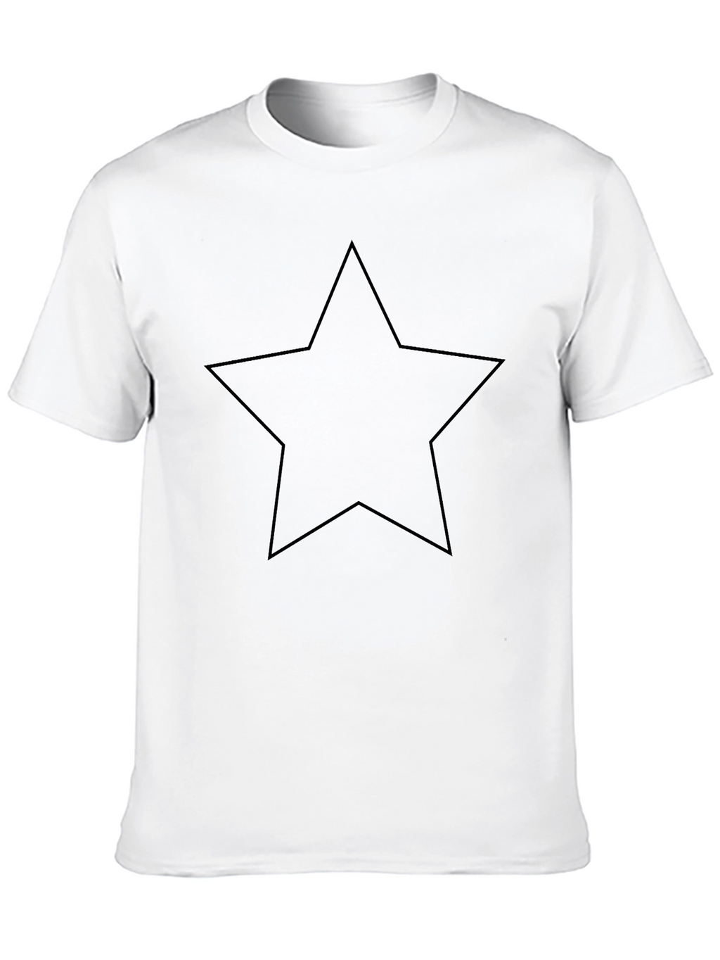 Black Star Graphic Tee - Classic Style