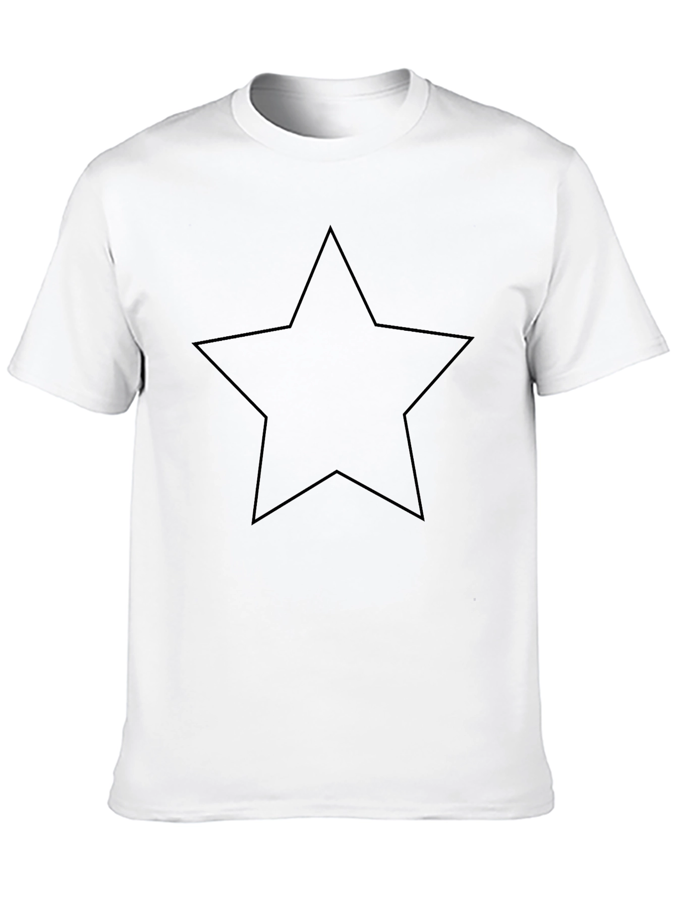 Black Star Graphic Tee - Classic Style