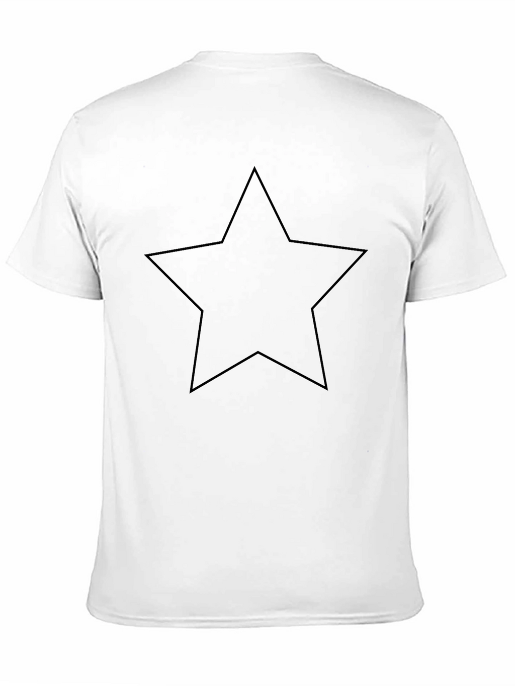 Black Star Graphic Tee - Classic Style
