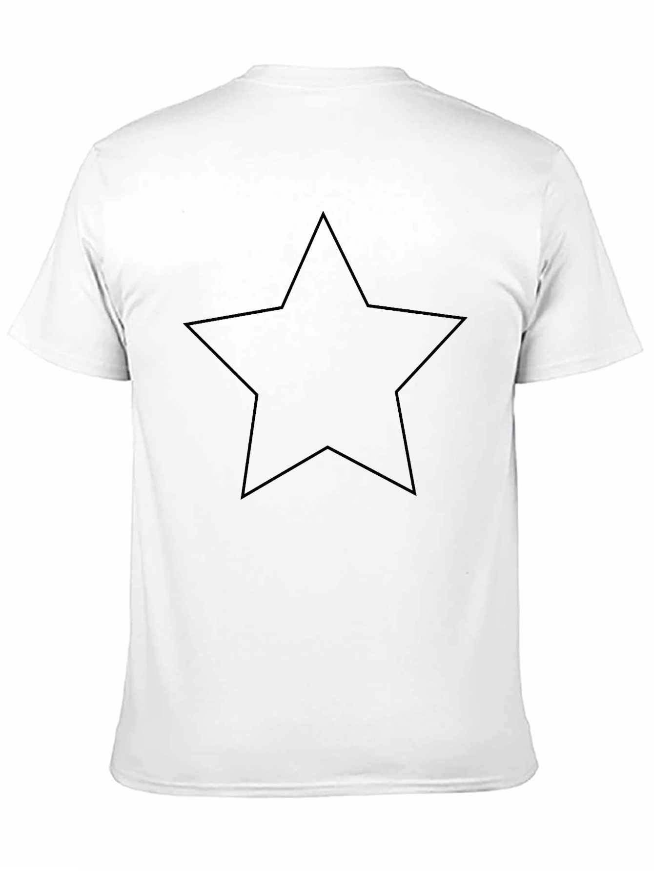 Black Star Graphic Tee - Classic Style