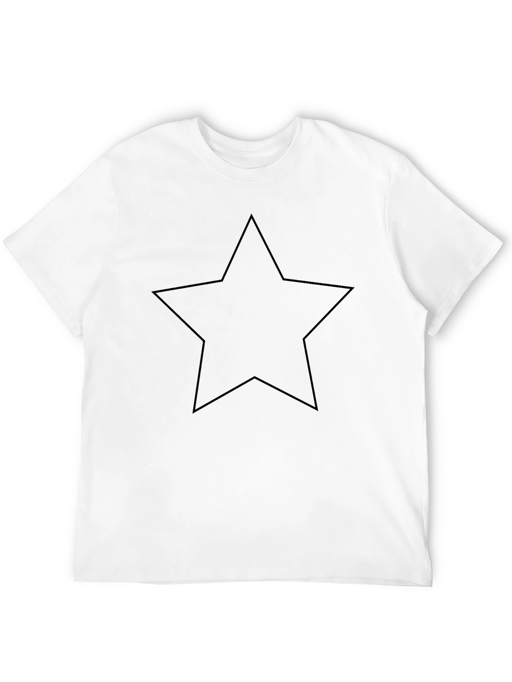 Black Star Graphic Tee - Classic Style