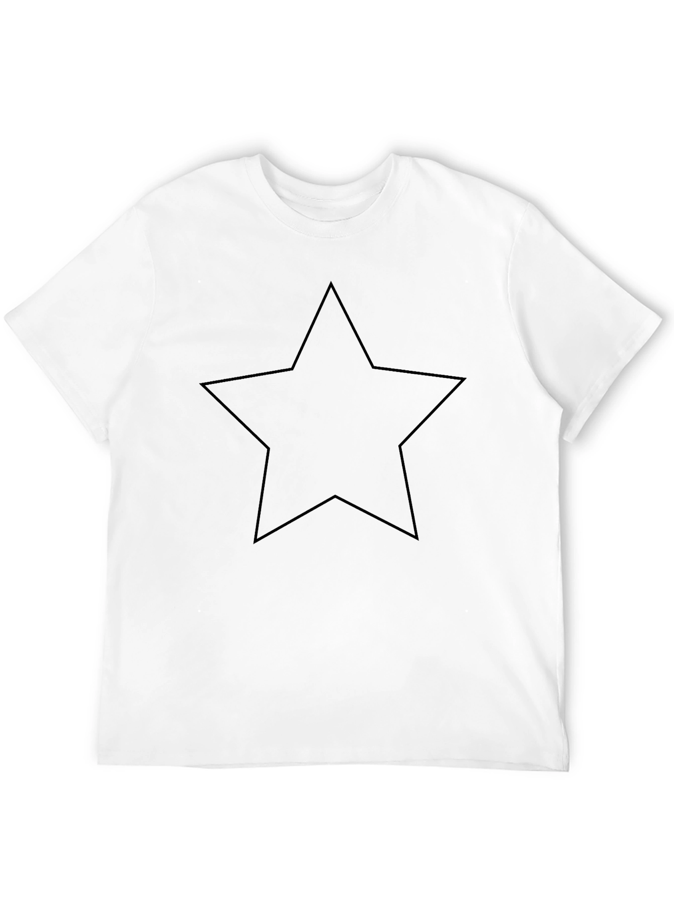 Black Star Graphic Tee - Classic Style