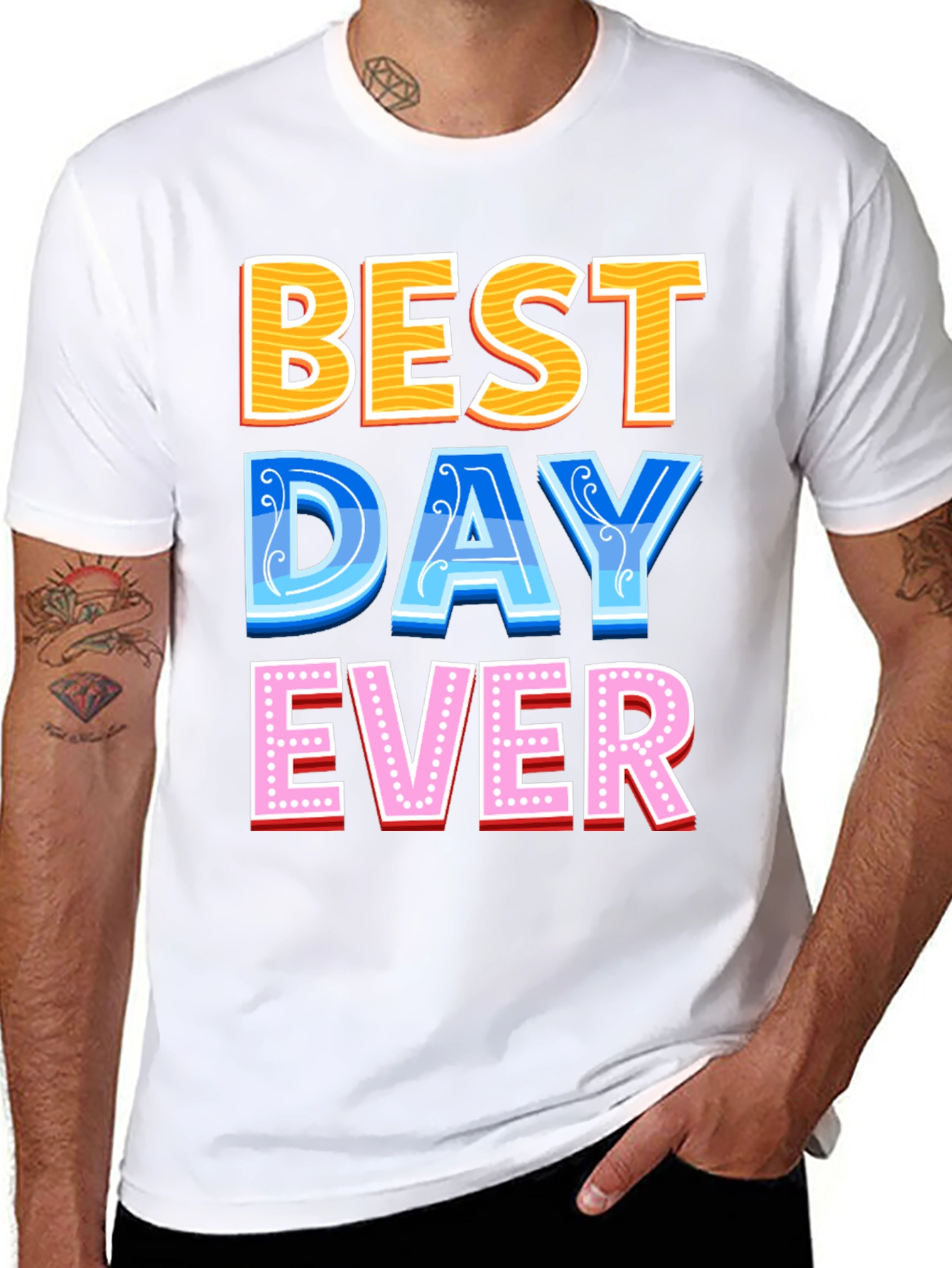 Best Day Ever Graphic Tee - Fun Casual T-Shirt