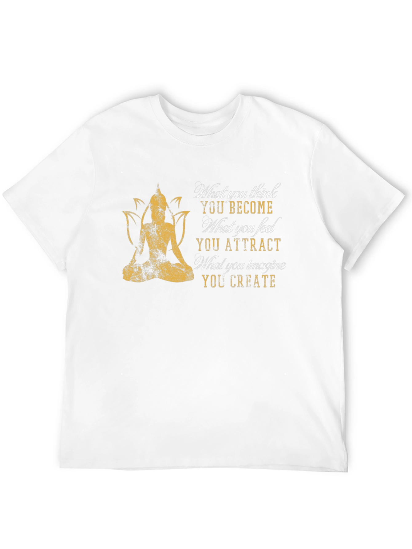 Buddha Mindset T-Shirt - Positive Thinking Tee