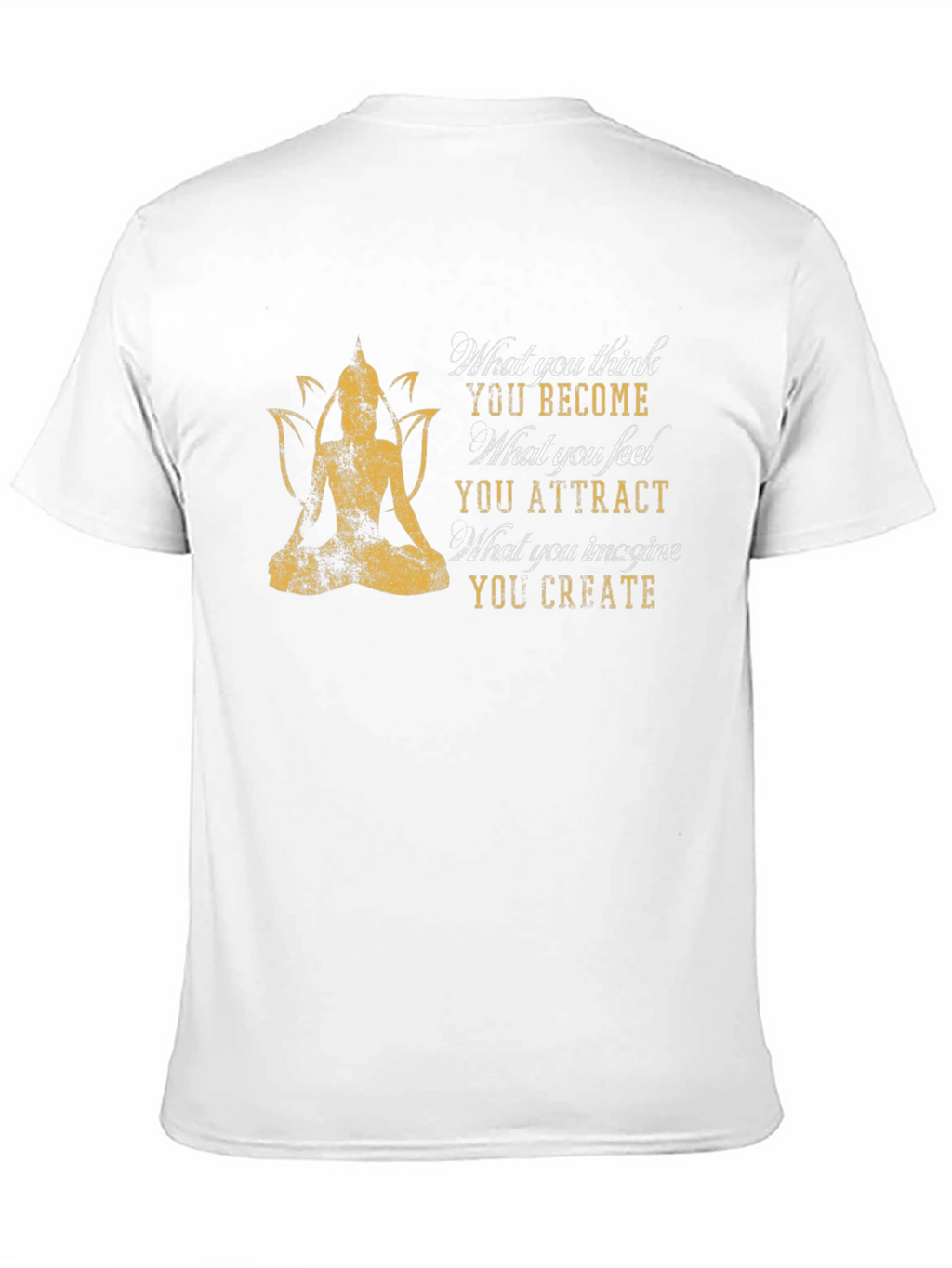 Buddha Mindset T-Shirt - Positive Thinking Tee