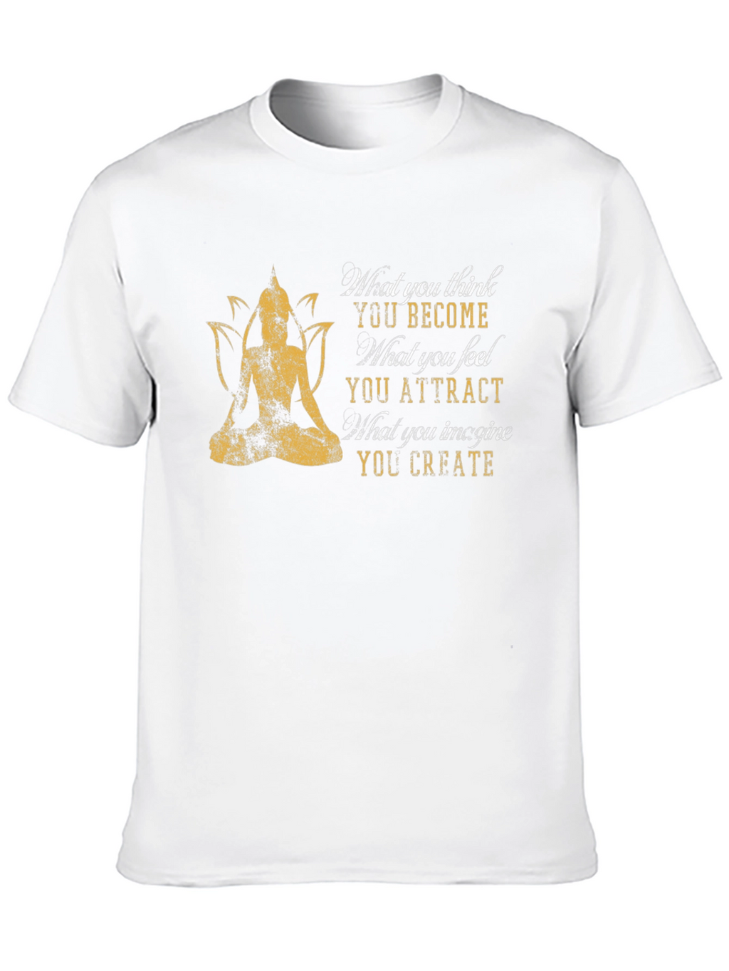 Buddha Mindset T-Shirt - Positive Thinking Tee