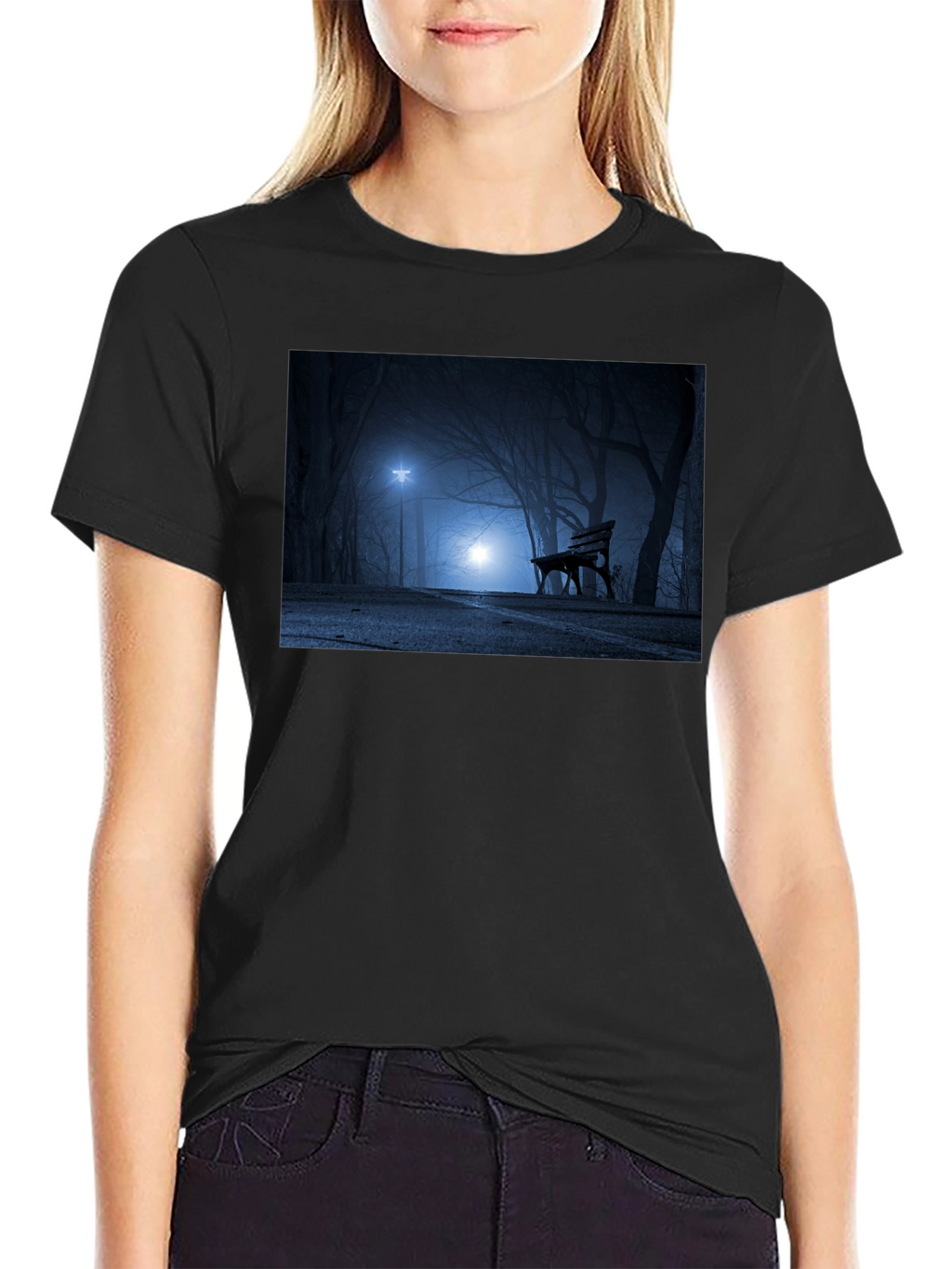 Eerie Park Bench Graphic Tee