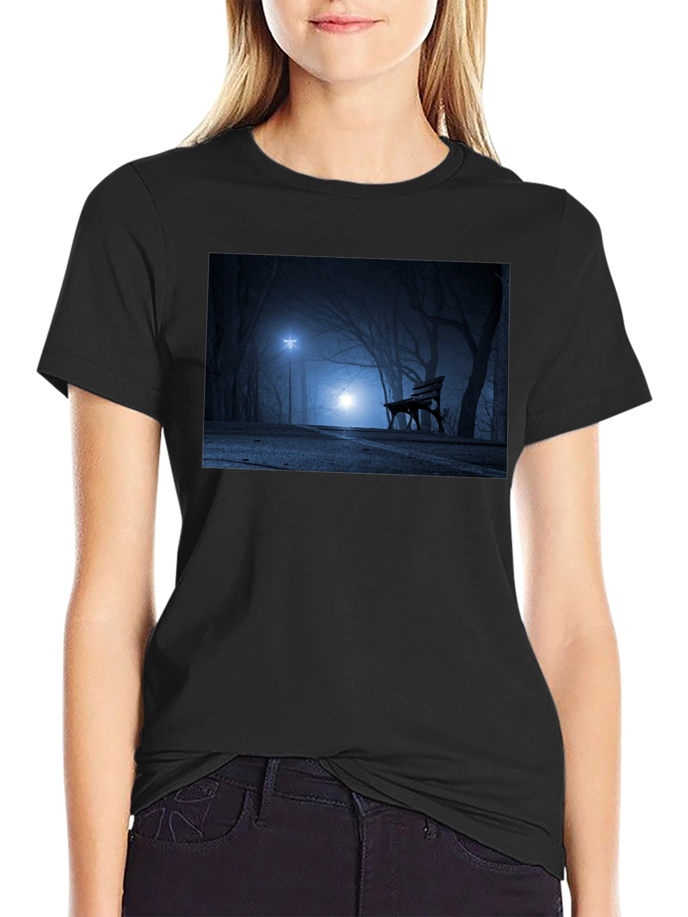Eerie Park Bench Graphic Tee