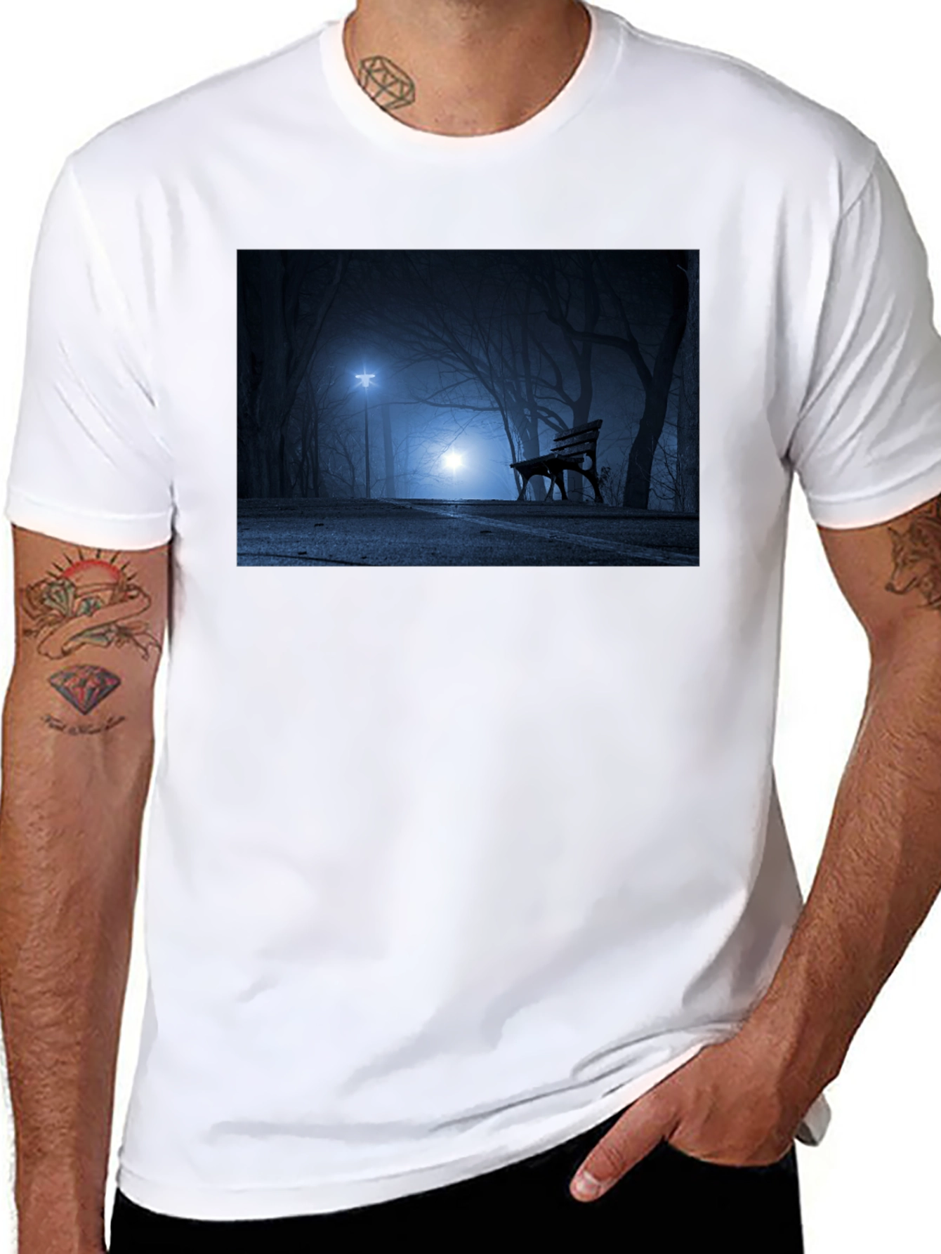 Eerie Park Bench Graphic Tee