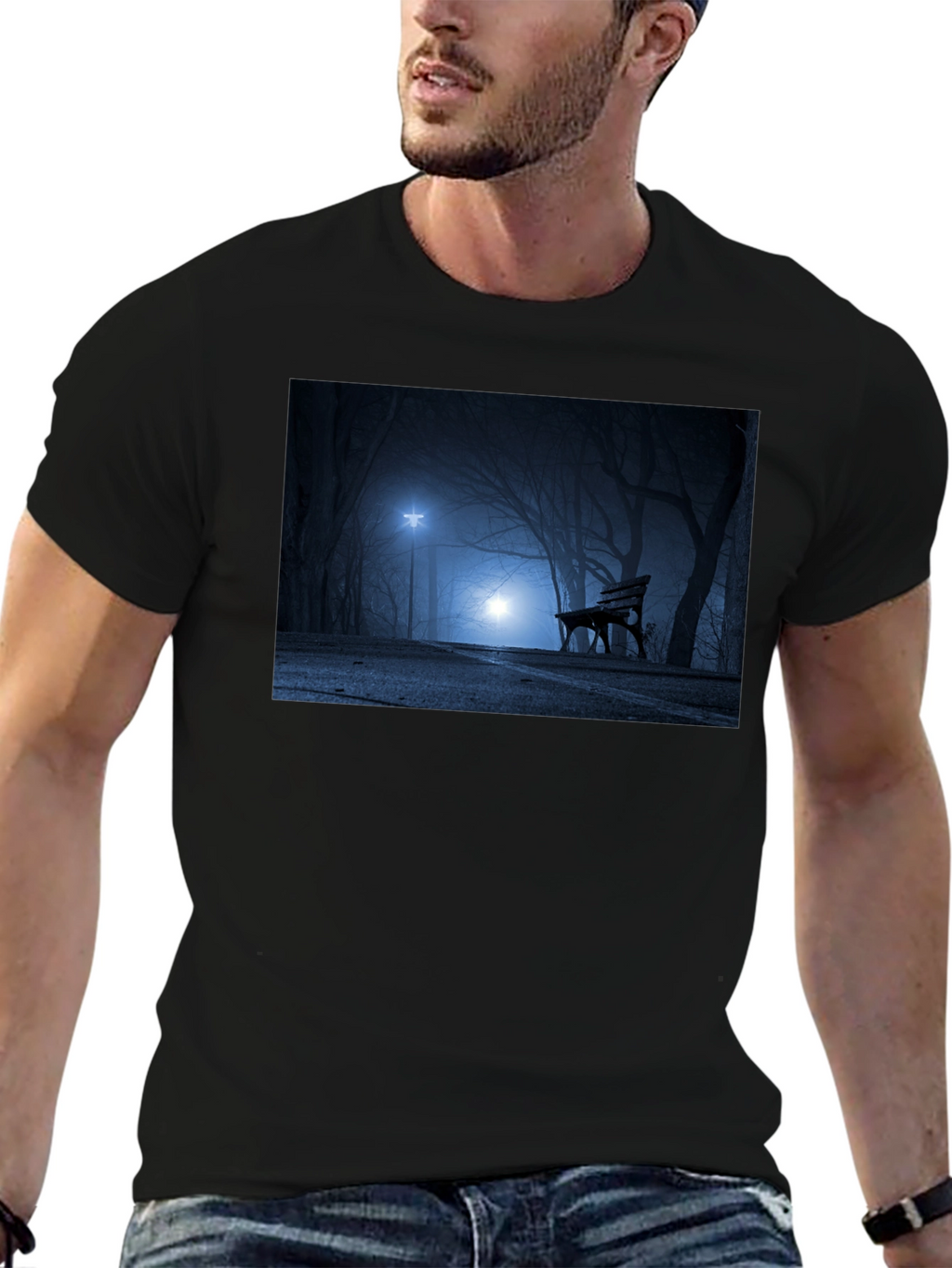 Eerie Park Bench Graphic Tee