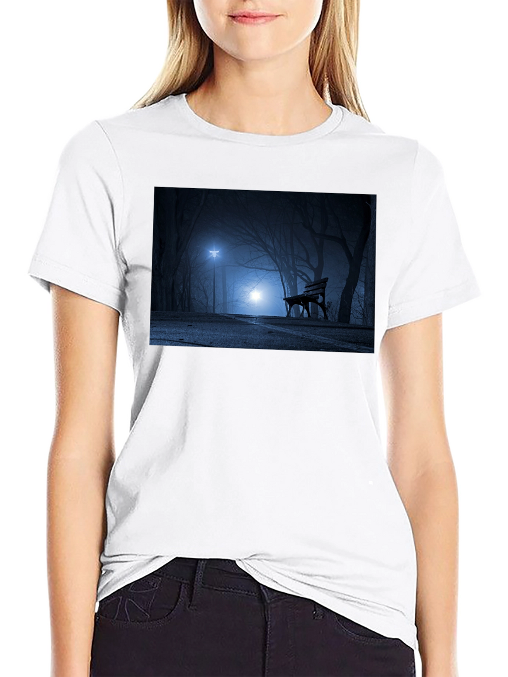 Eerie Park Bench Graphic Tee