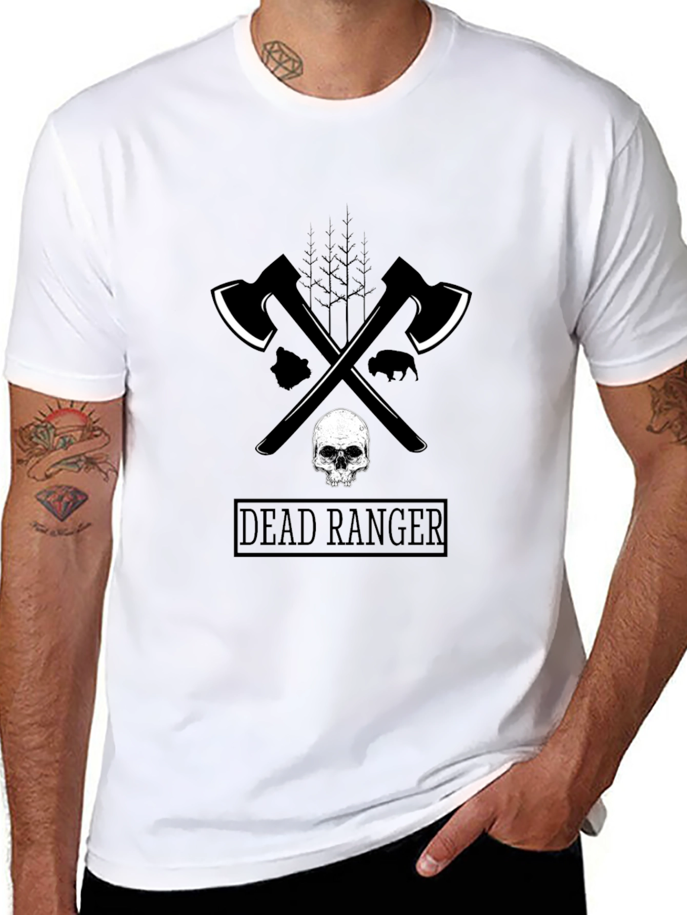 Dead Ranger Graphic Tee - Black Cotton T-Shirt