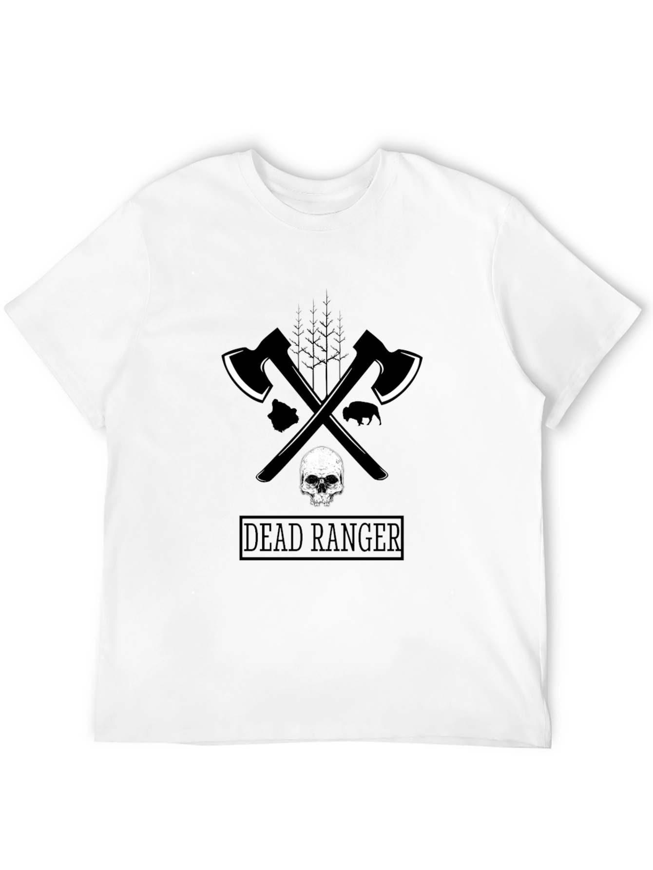 Dead Ranger Graphic Tee - Black Cotton T-Shirt